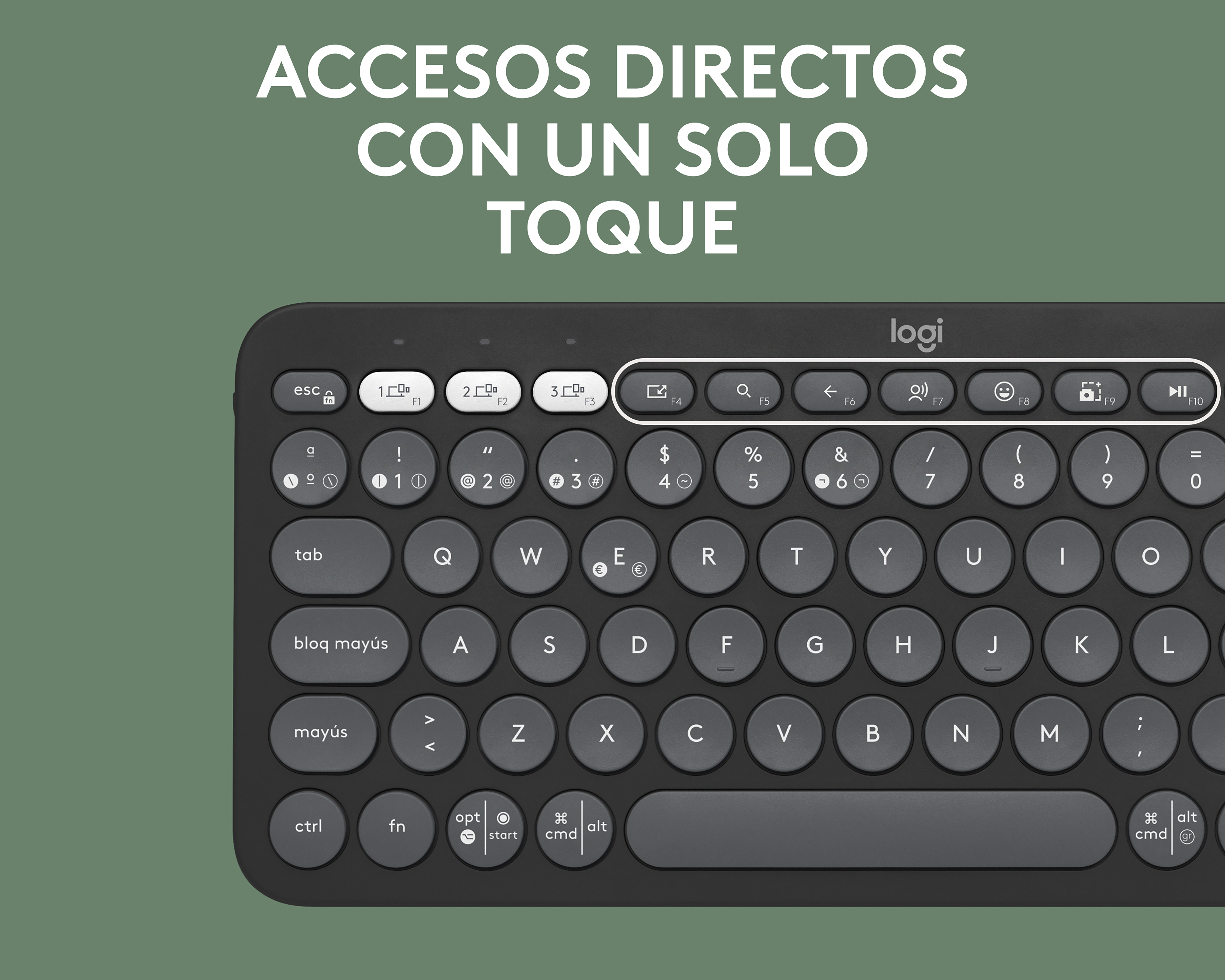 Foto 4 | Foto 4 | Teclado Inalámbrico Logitech K380S