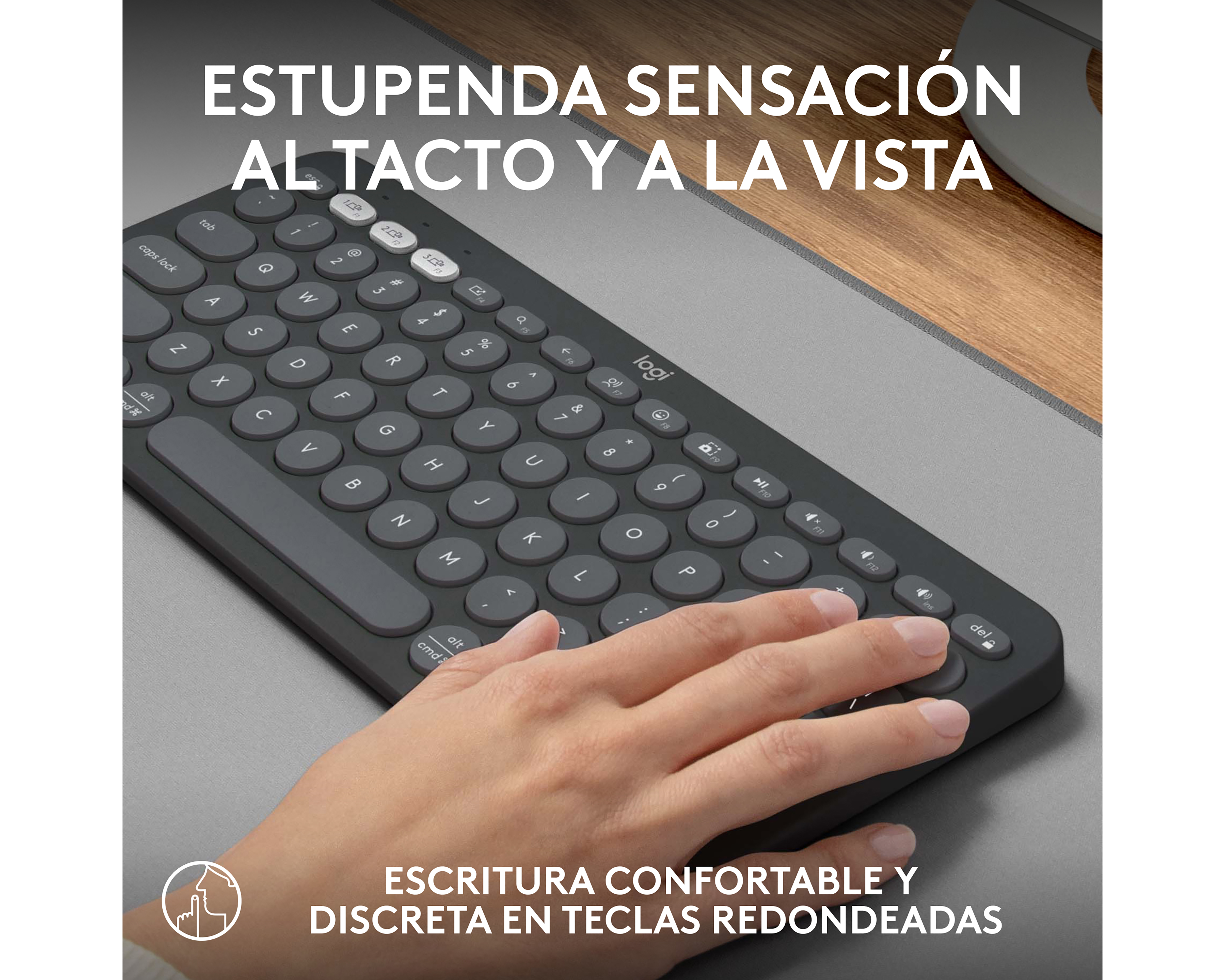 Foto 5 | Foto 5 | Teclado Inalámbrico Logitech K380S