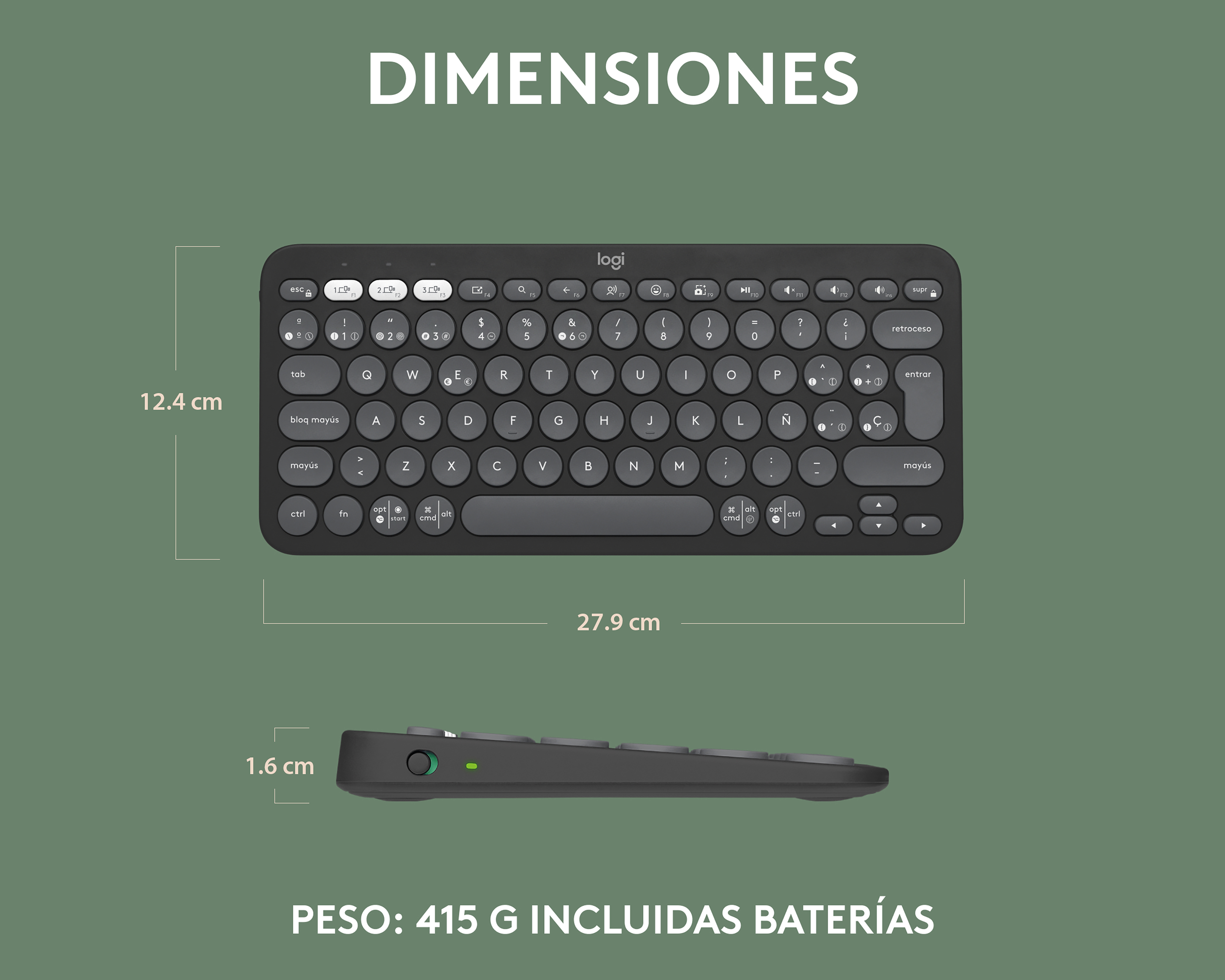 Foto 9 pulgar | Foto 8 | Teclado Inalámbrico Logitech K380S