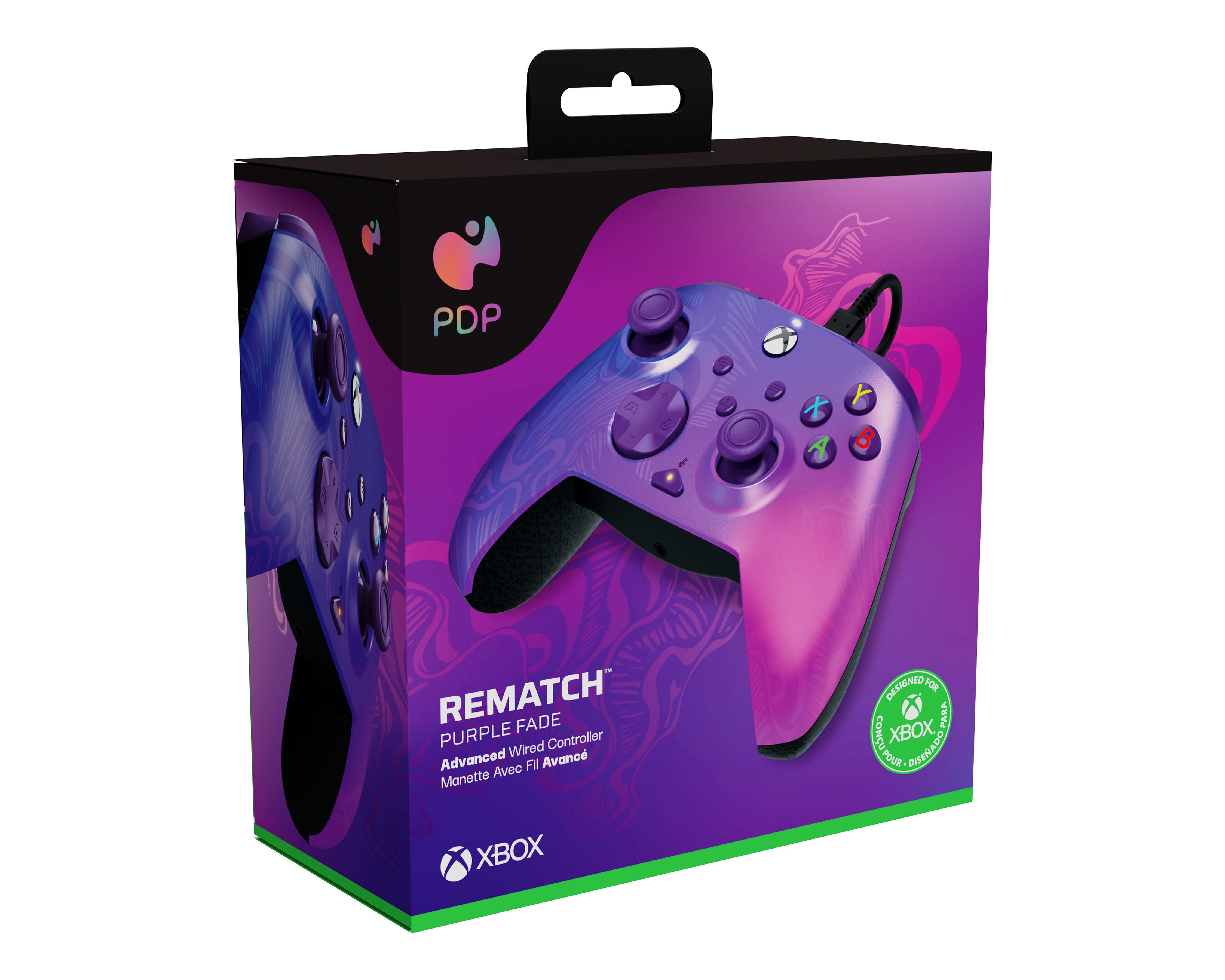 Foto 2 pulgar | Foto 1 | Control Alámbrico para Xbox PDP Rematch Advanced Púrpura