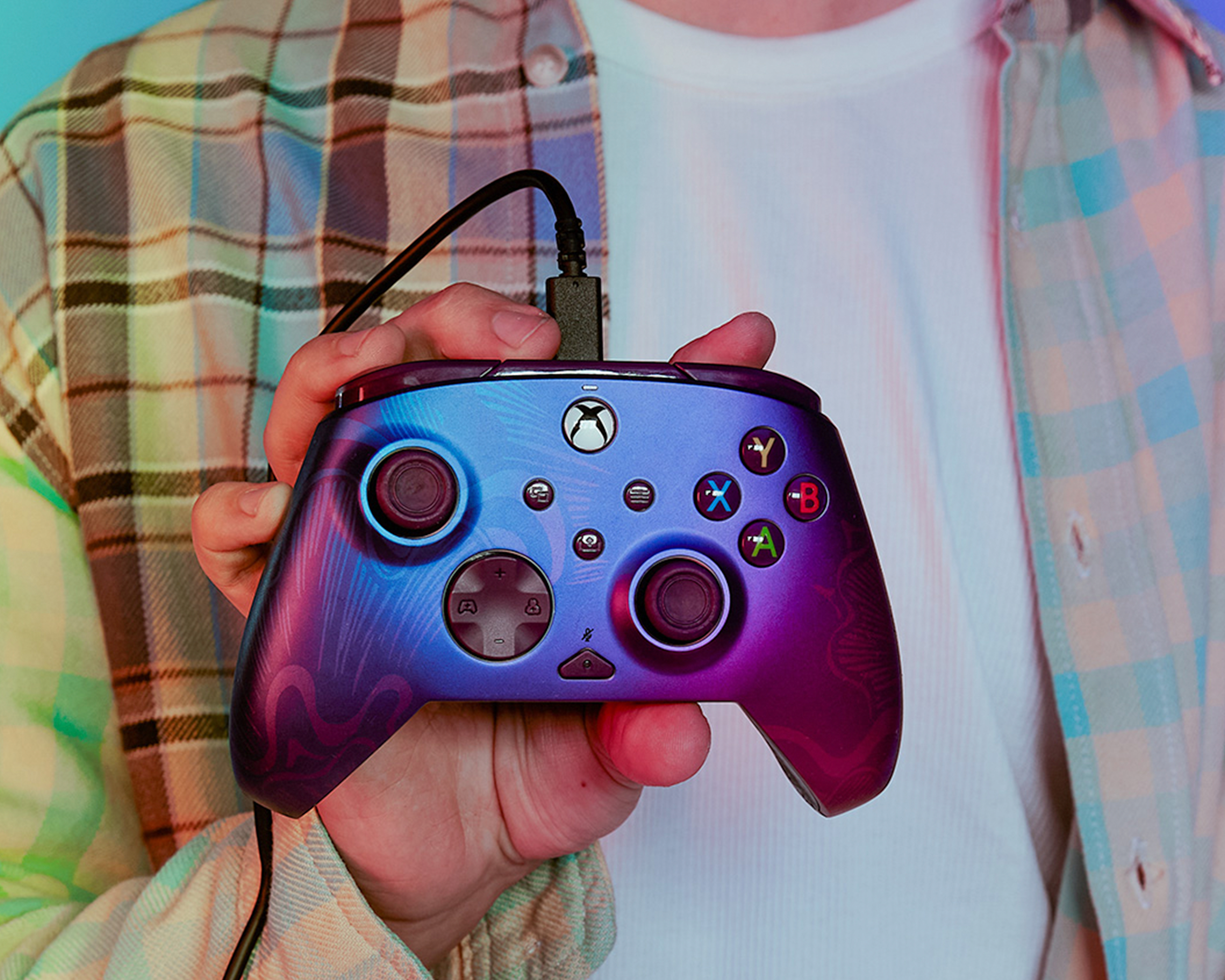 Foto 5 | Foto 5 | Control Alámbrico para Xbox PDP Rematch Advanced Púrpura