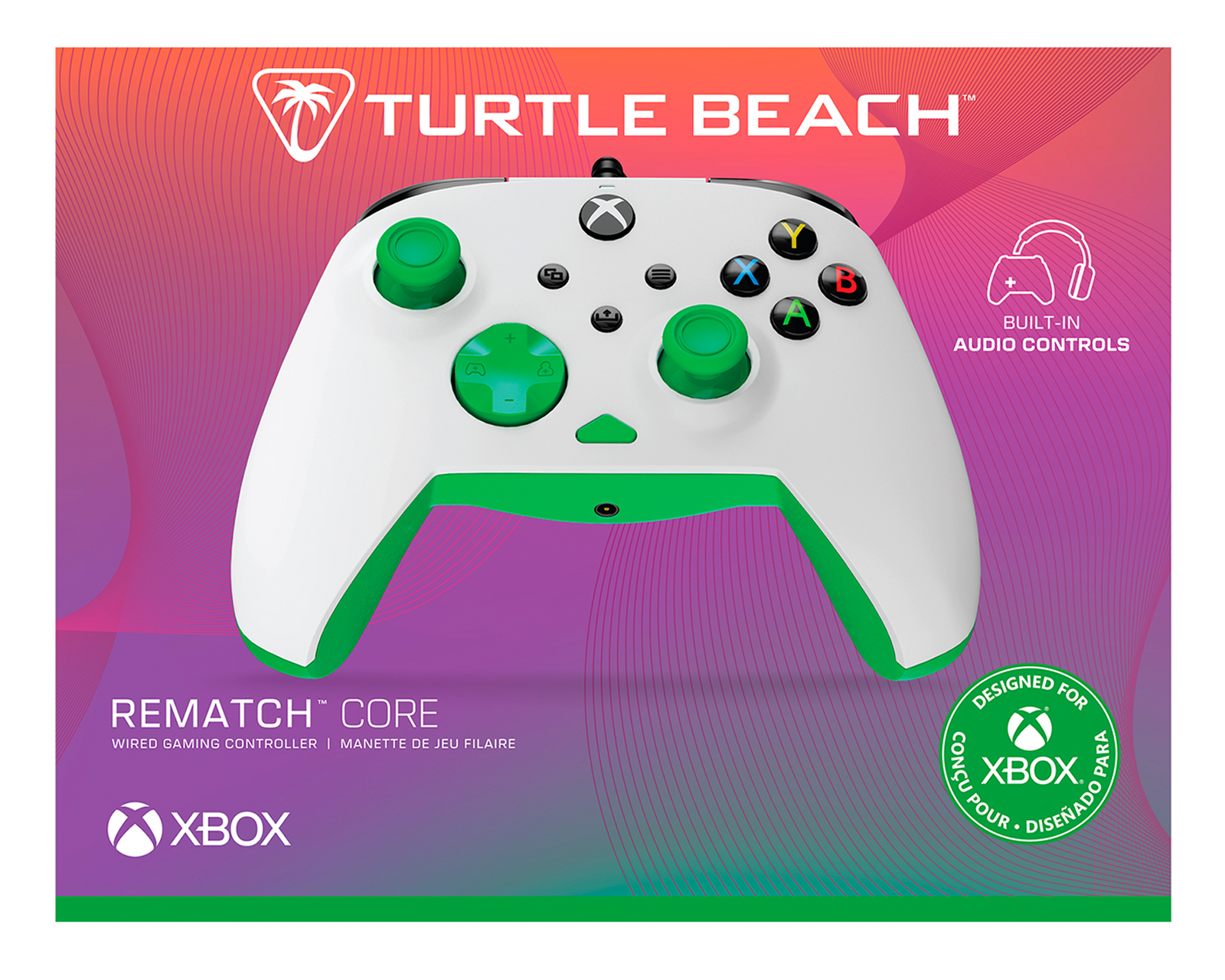 Foto 7 pulgar | Foto 6 | Control Alámbrico para Xbox y PC Turtle Beach Rematch Core Blanco