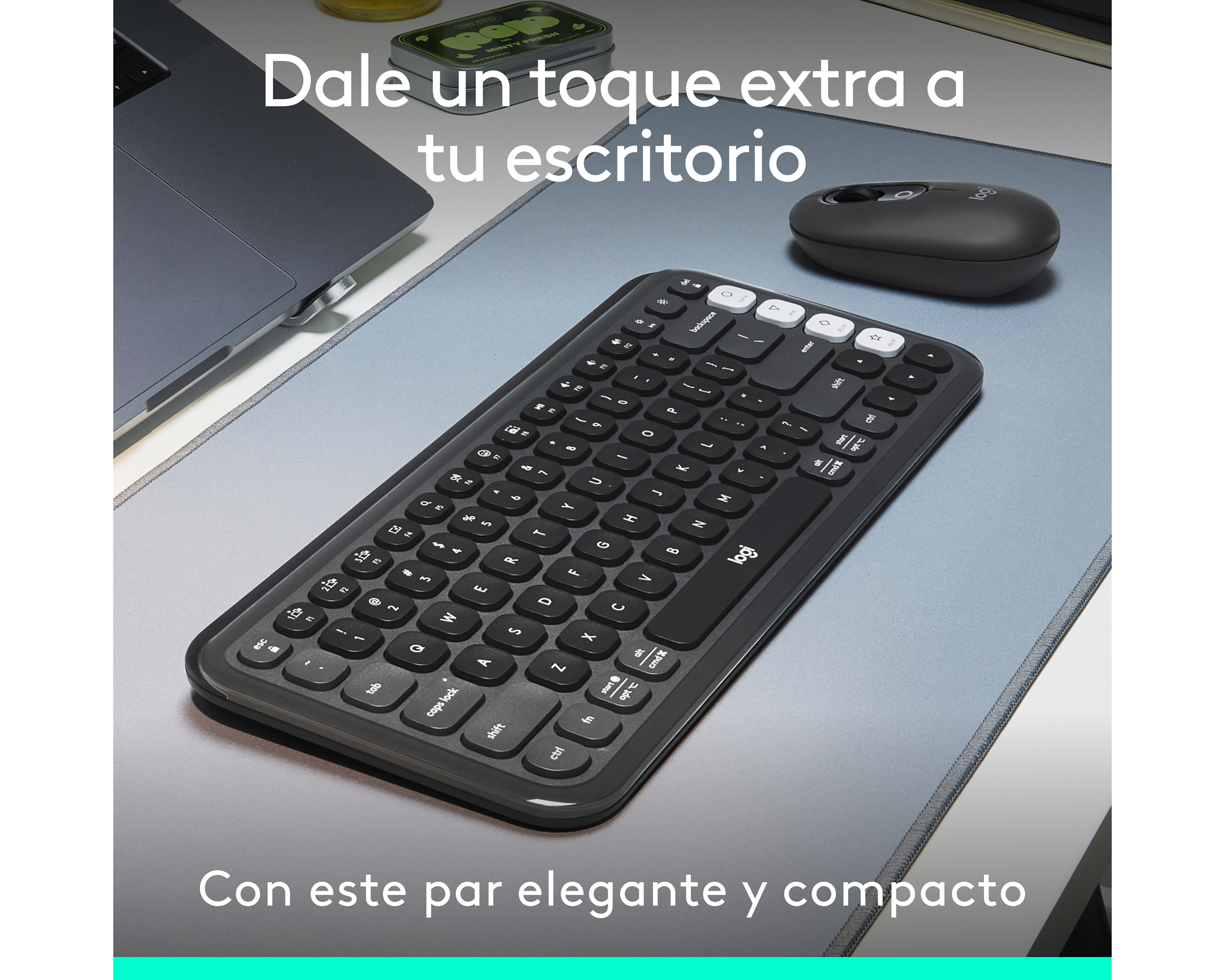 Foto 2 | Foto 2 | Combo de Teclado y Mouse Inalámbrico Logitech Pop Icon