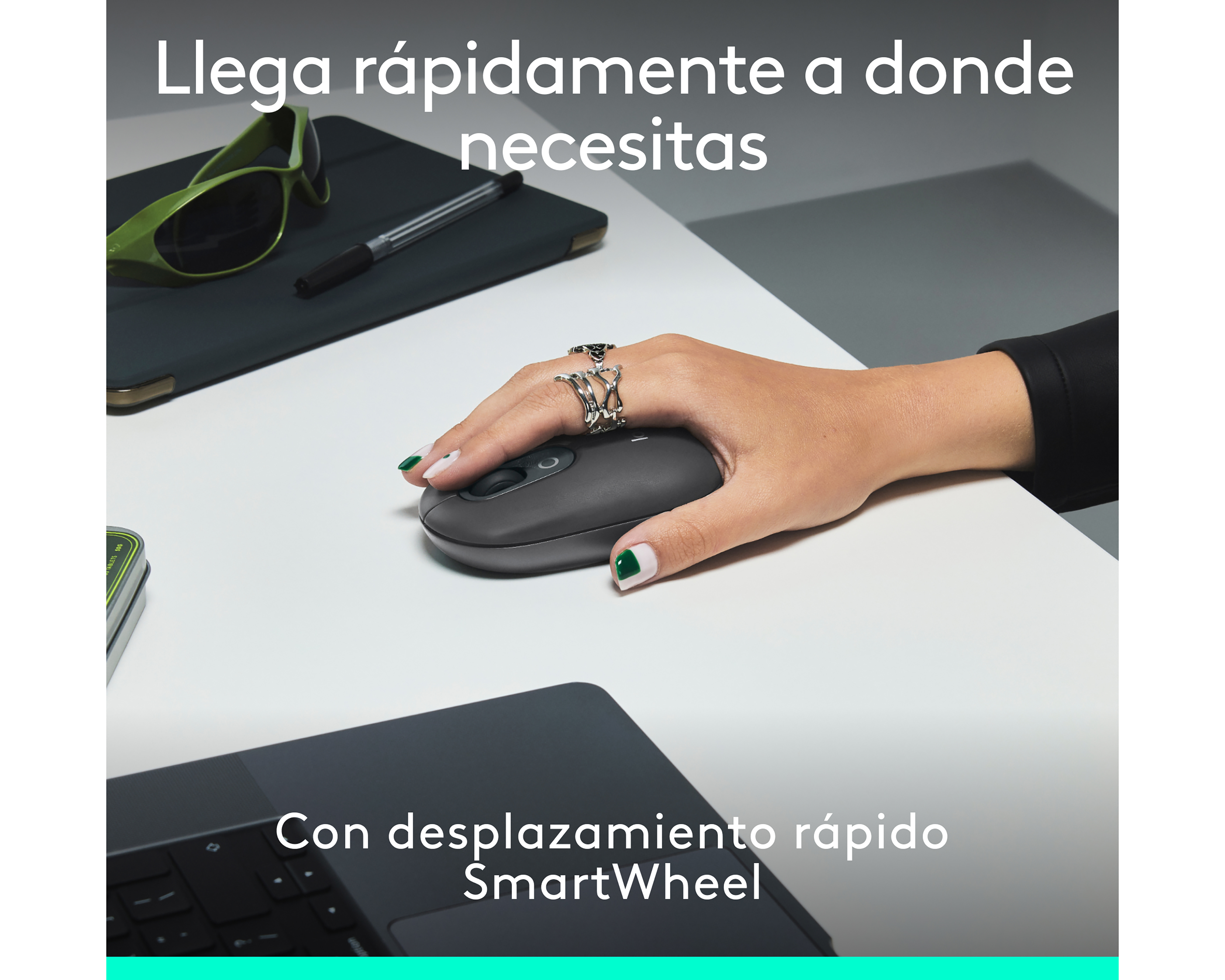 Foto 4 | Foto 4 | Combo de Teclado y Mouse Inalámbrico Logitech Pop Icon