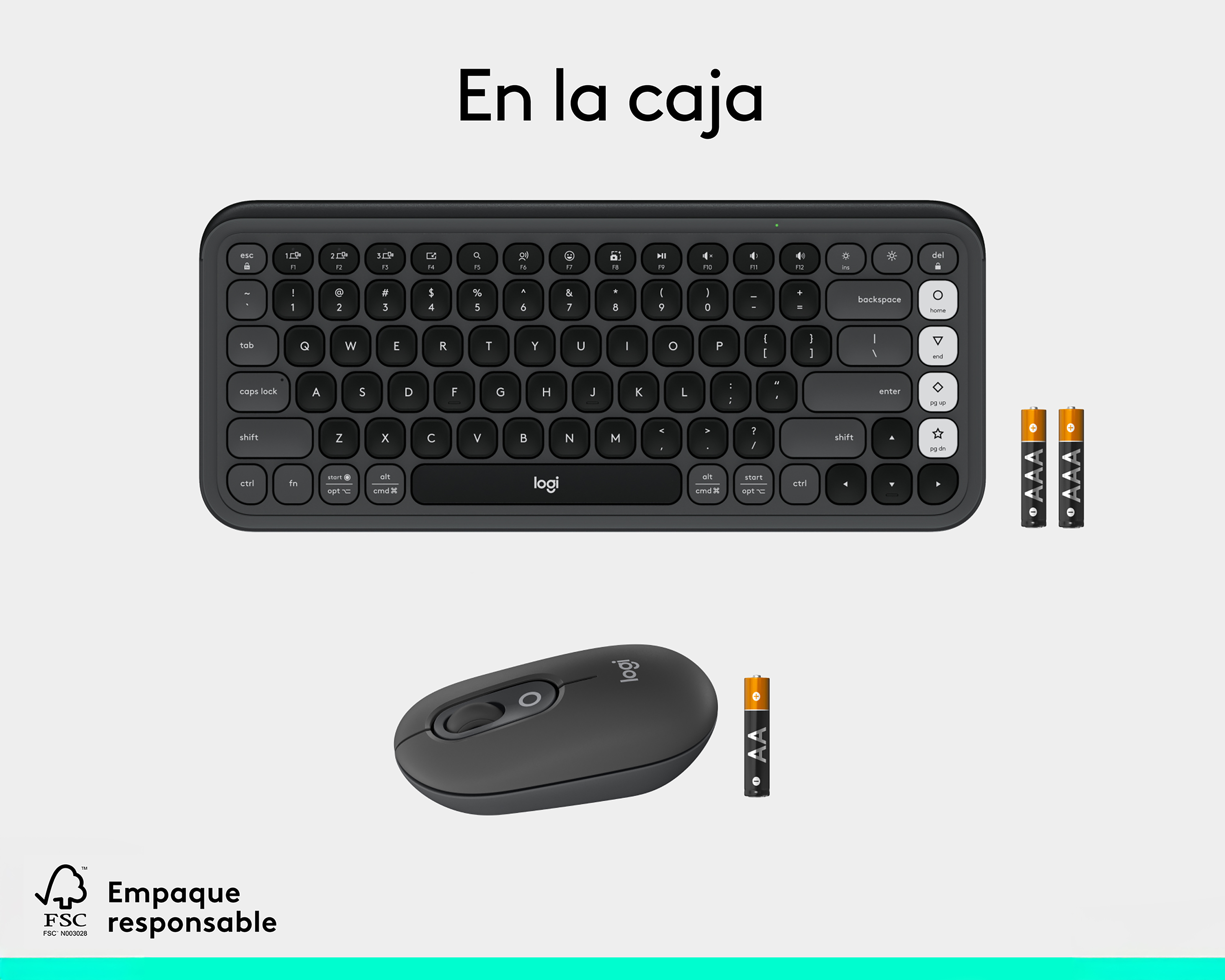 Foto 8 pulgar | Foto 7 | Combo de Teclado y Mouse Inalámbrico Logitech Pop Icon