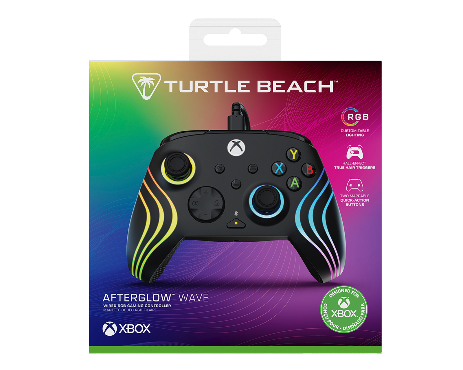 Foto 6 pulgar | Foto 5 | Control Alámbrico para Xbox y PC Turtle Beach Afterglow Wave Negro