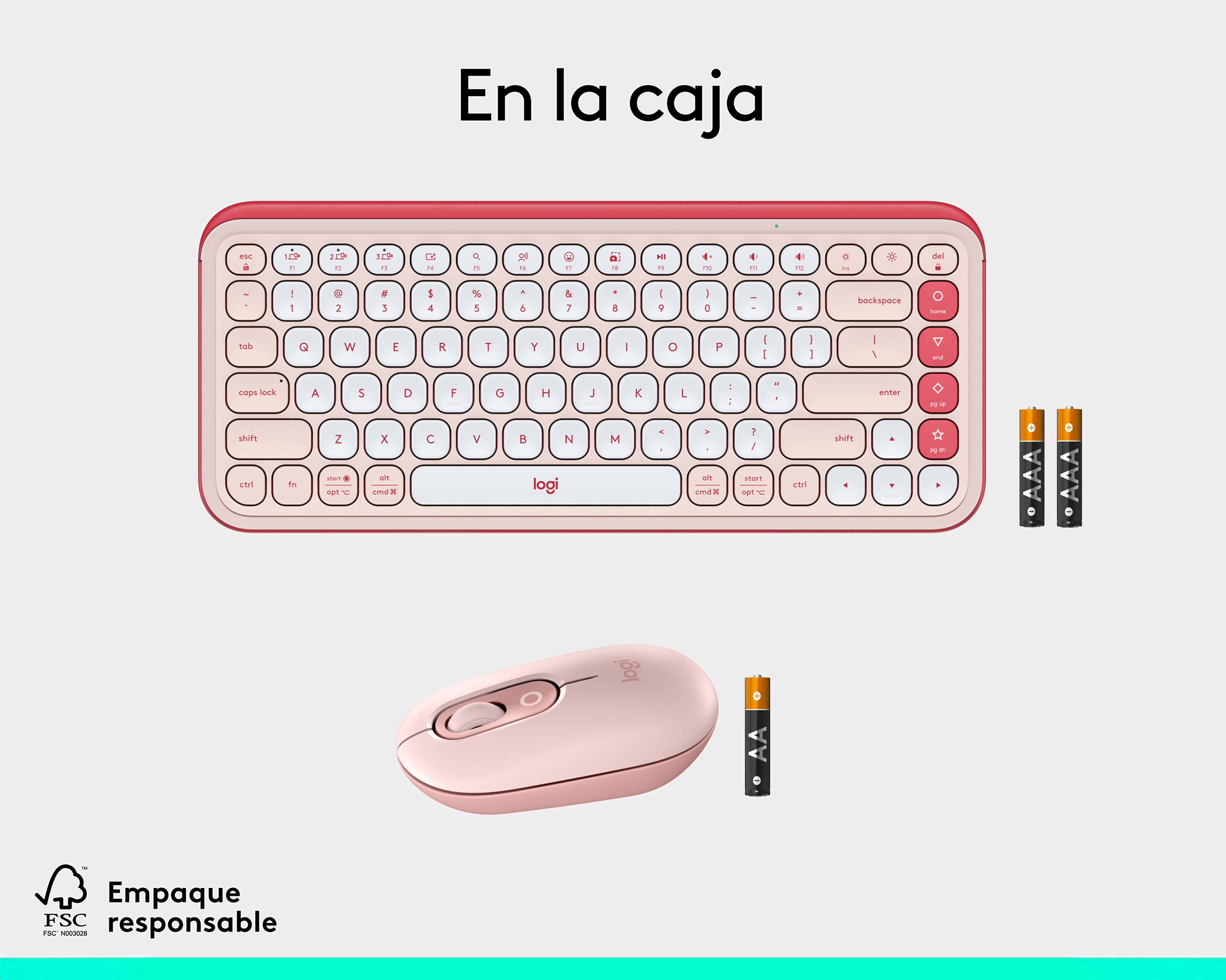 Foto 9 pulgar | Foto 8 | Combo de Teclado y Mouse Inalámbrico Logitech Pop Icon