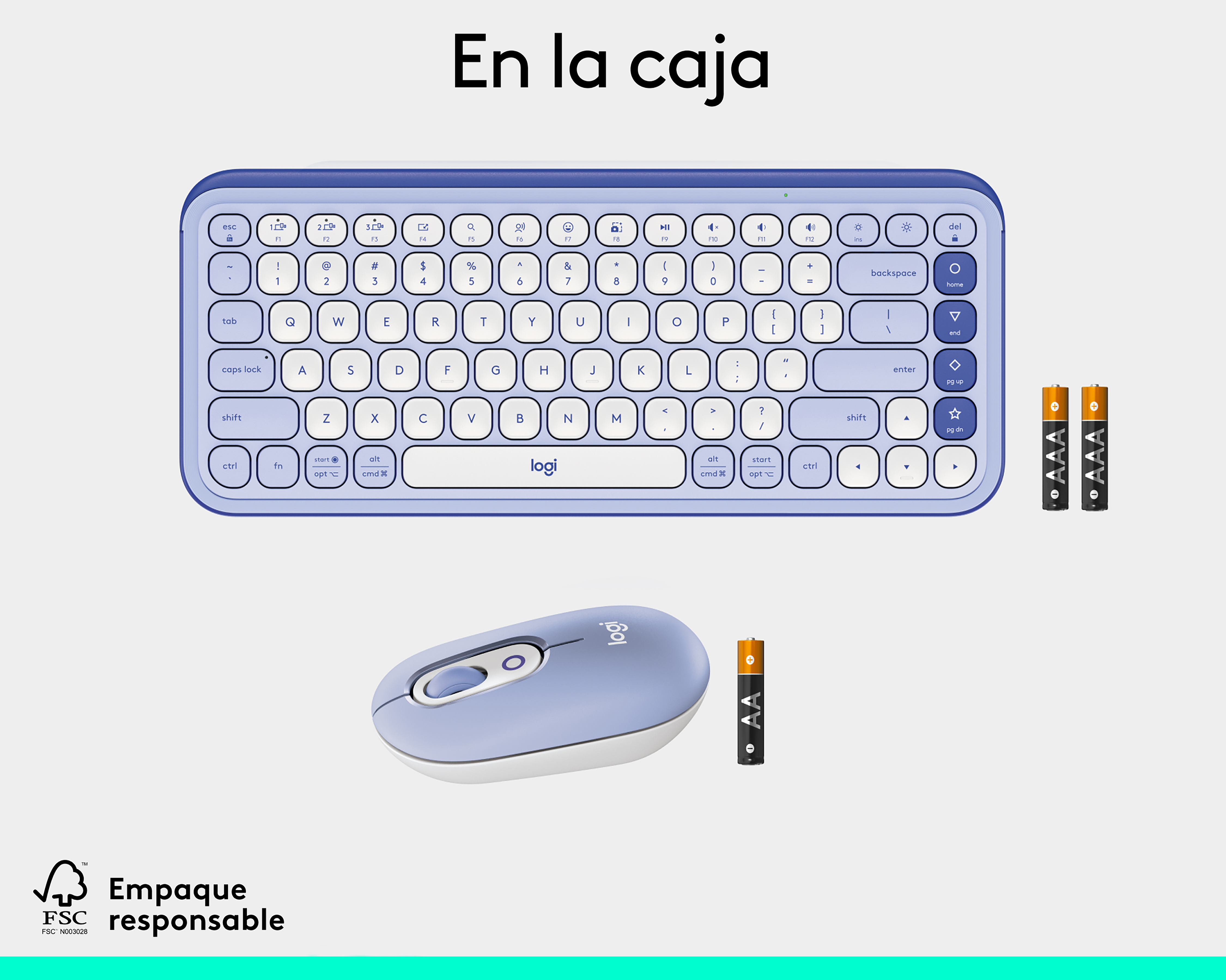 Foto 9 pulgar | Foto 8 | Combo de Teclado y Mouse Inalámbrico Logitech Pop Icon