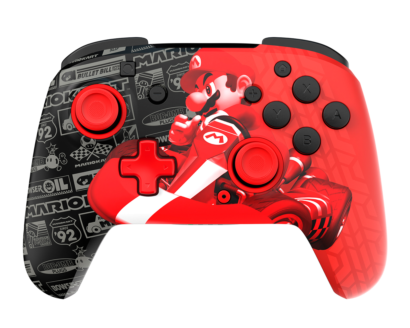 Foto 4 pulgar | Foto 3 | Control Inalámbrico para Nintendo Switch/Switch 2 Turtle Beach Rematch Glow Mario Grand Prix Rojo