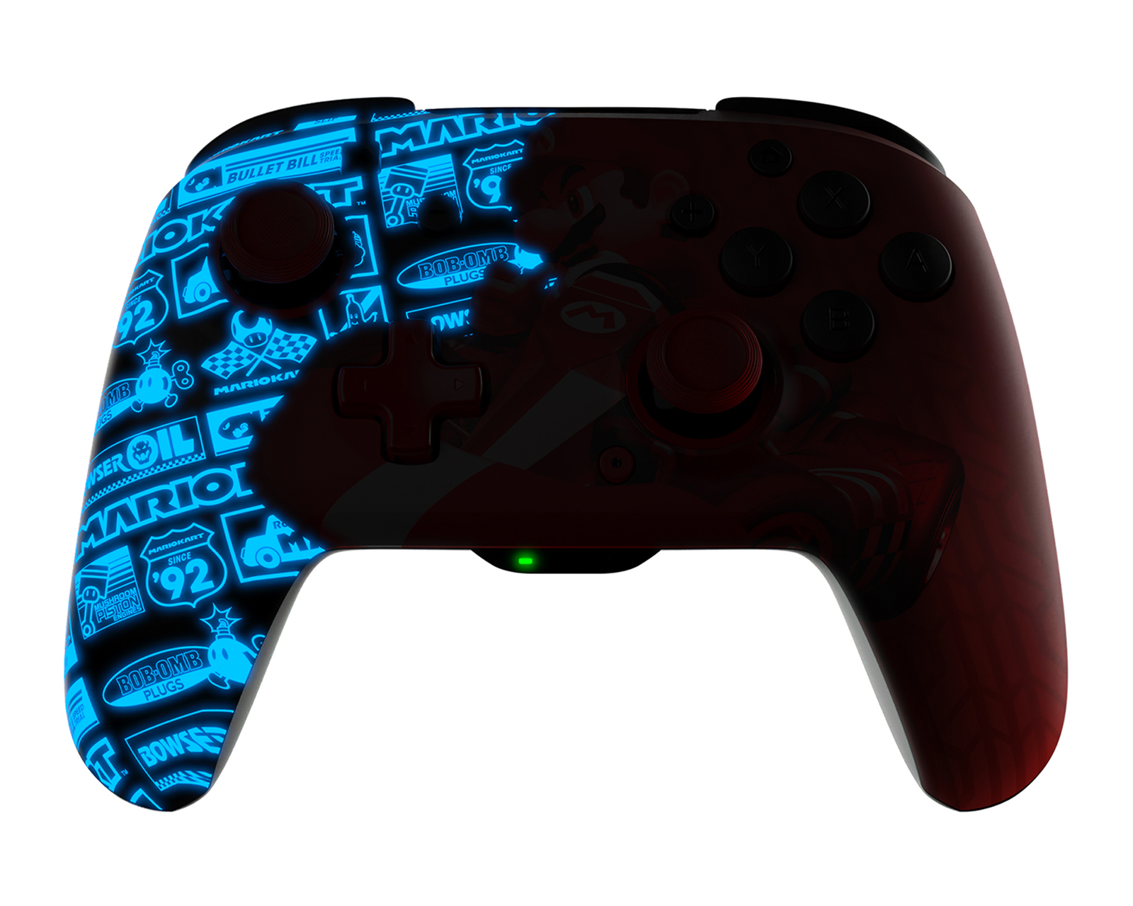 Foto 6 pulgar | Foto 5 | Control Inalámbrico para Nintendo Switch/Switch 2 Turtle Beach Rematch Glow Mario Grand Prix Rojo