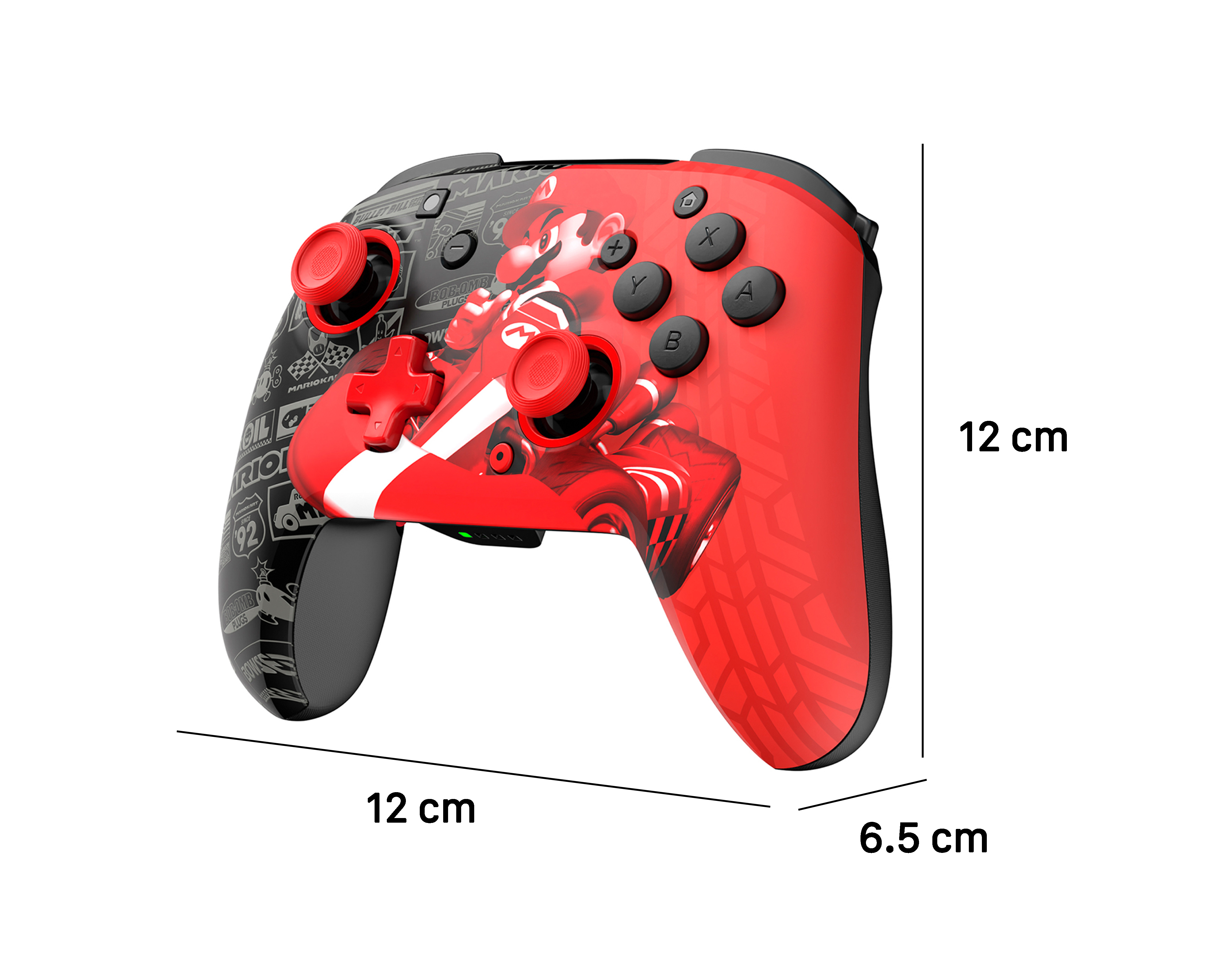 Foto 7 | Foto 7 | Control Inalámbrico para Nintendo Switch/Switch 2 Turtle Beach Rematch Glow Mario Grand Prix Rojo