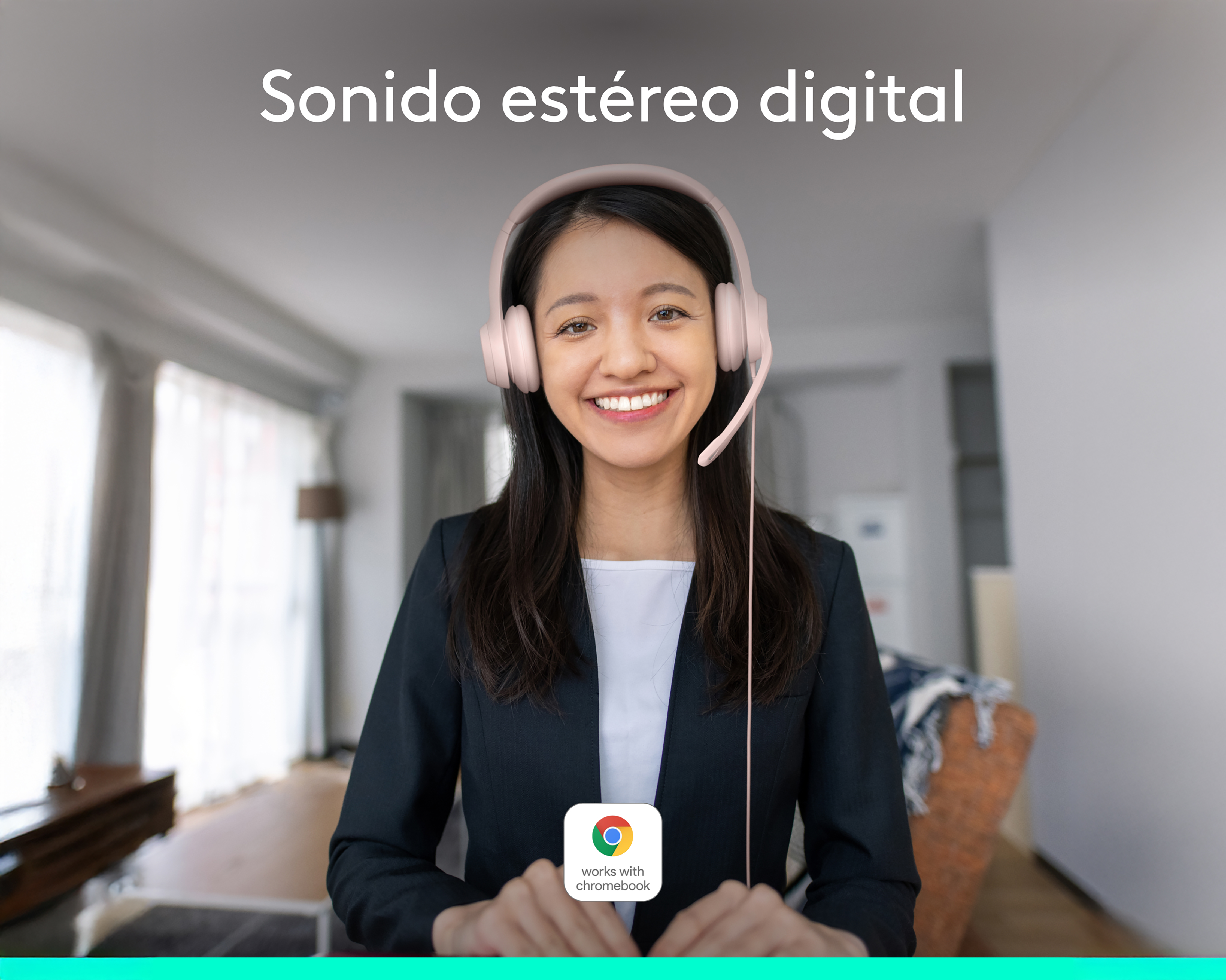 Foto 2 | Foto 2 | Audífonos de Diadema Alámbricos Logitech H390 981-001280 con Micrófono