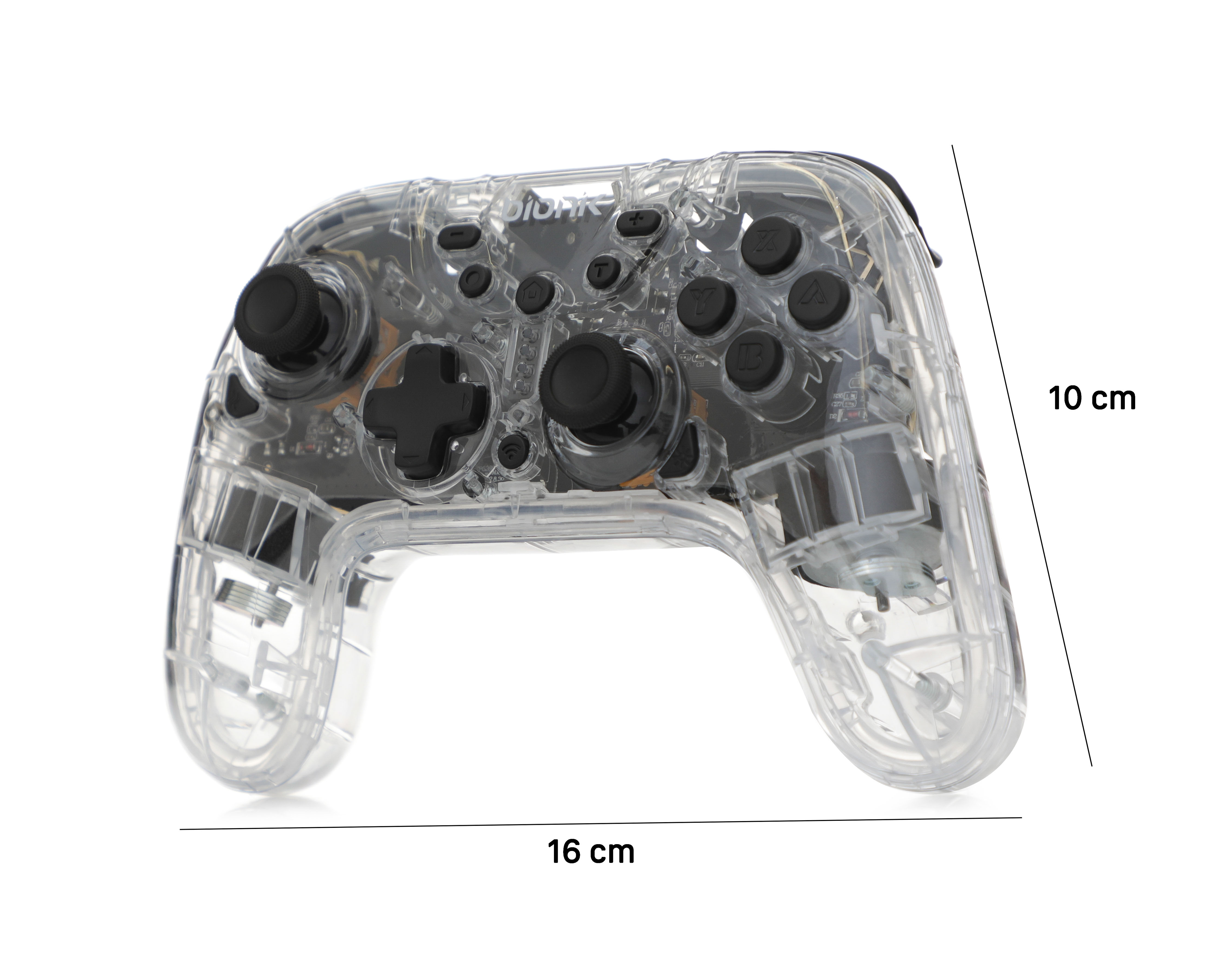 Foto 6 pulgar | Foto 5 | Control Inalámbrico para Nintendo Switch Bionik Transparente