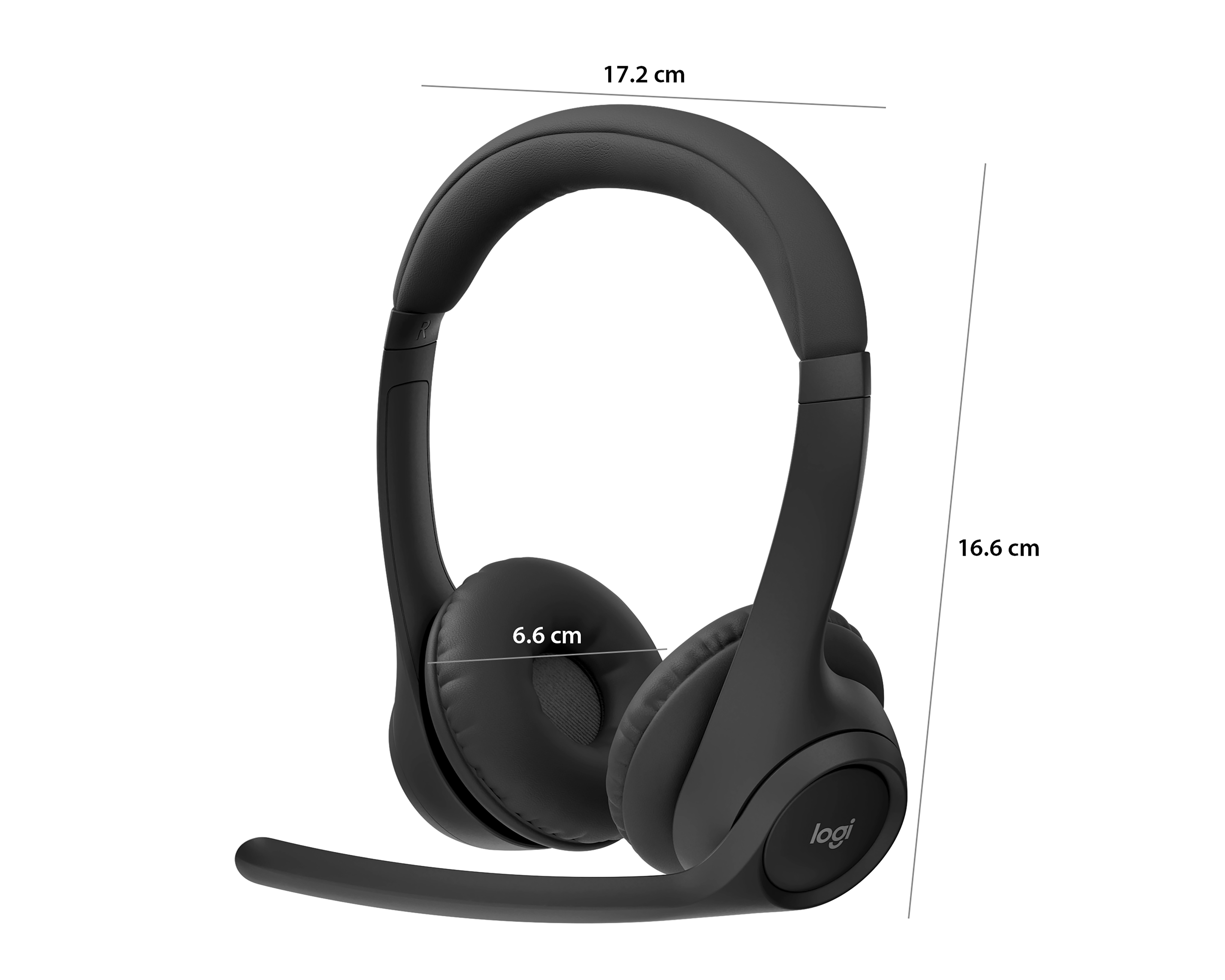 Foto 10 | Foto 10 | Audífonos de Diadema Inalámbricos Logitech Zone 300 con Cancelación de Ruido