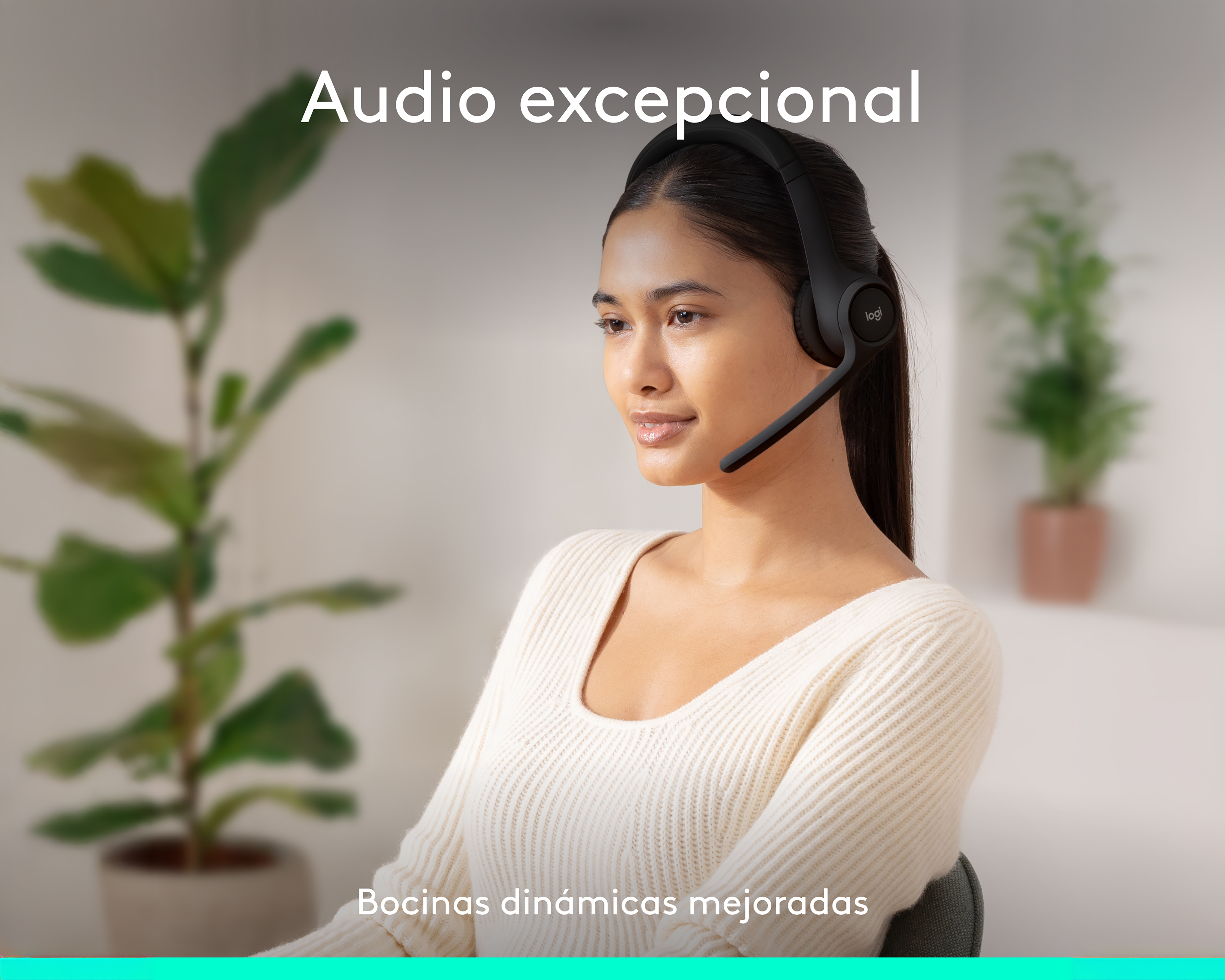 Foto 3 | Foto 3 | Audífonos de Diadema Inalámbricos Logitech Zone 300 con Cancelación de Ruido