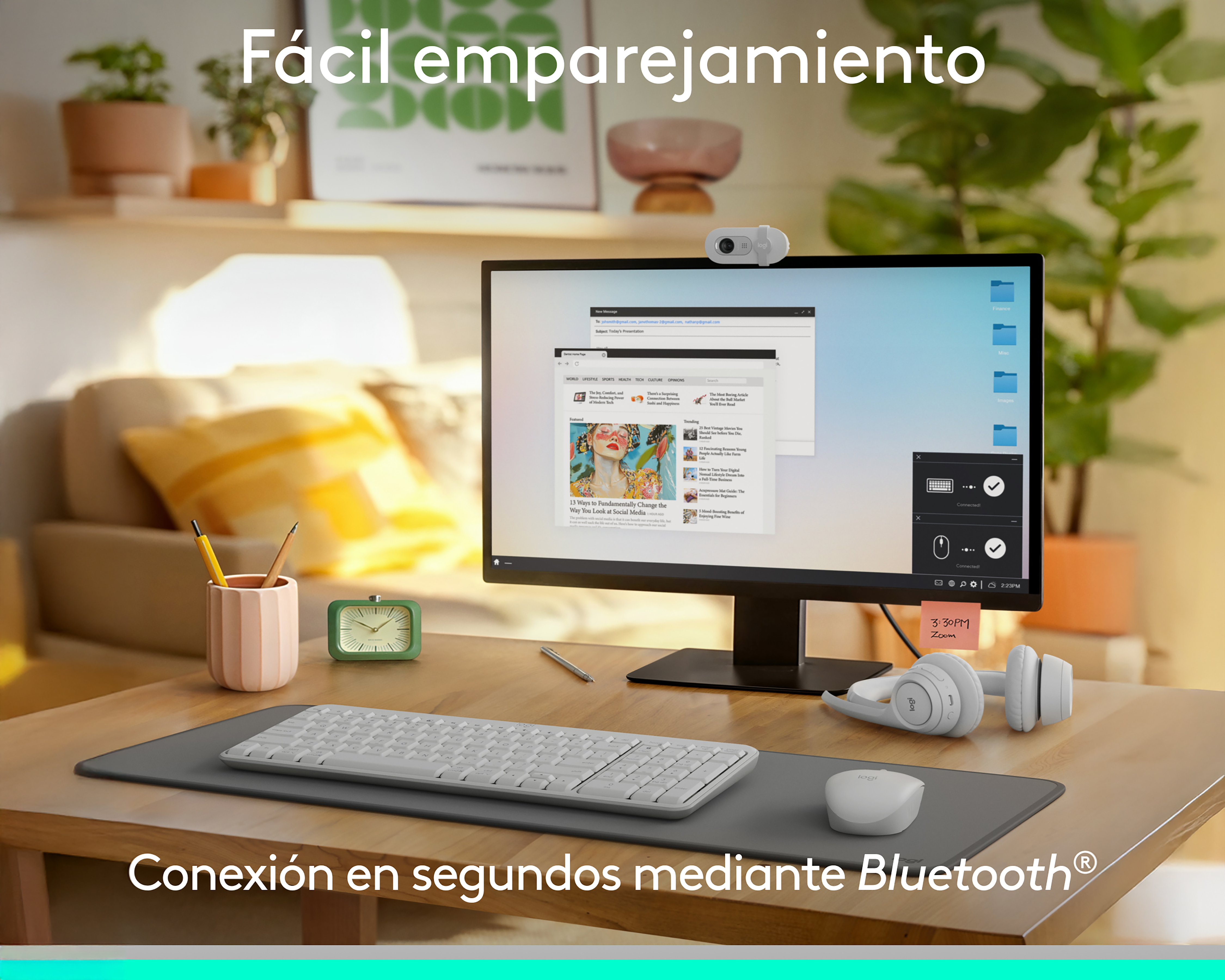 Foto 2 | Foto 2 | Combo de Teclado y Mouse Inalámbricos Logitech MK250