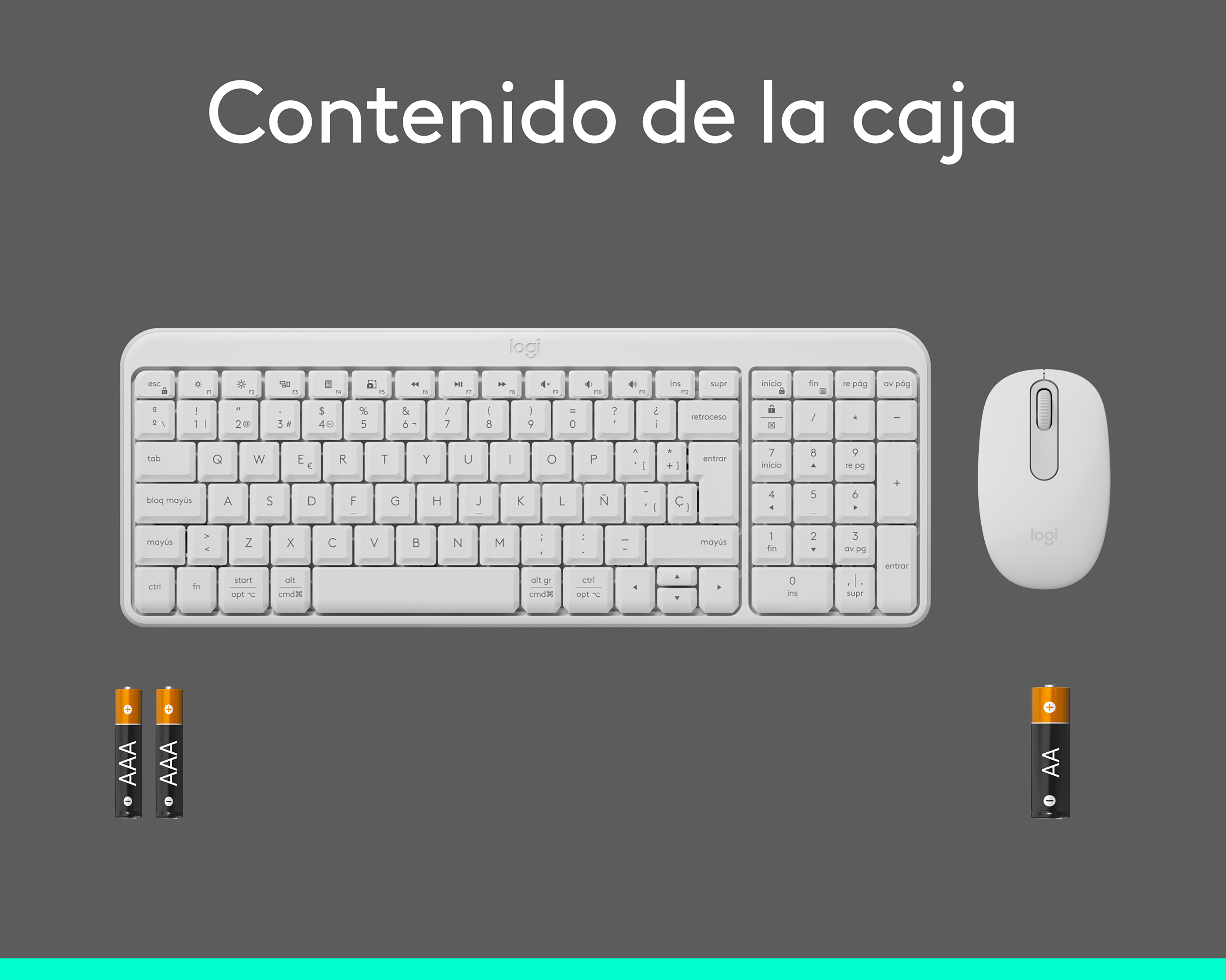 Foto 9 | Foto 9 | Combo de Teclado y Mouse Inalámbricos Logitech MK250