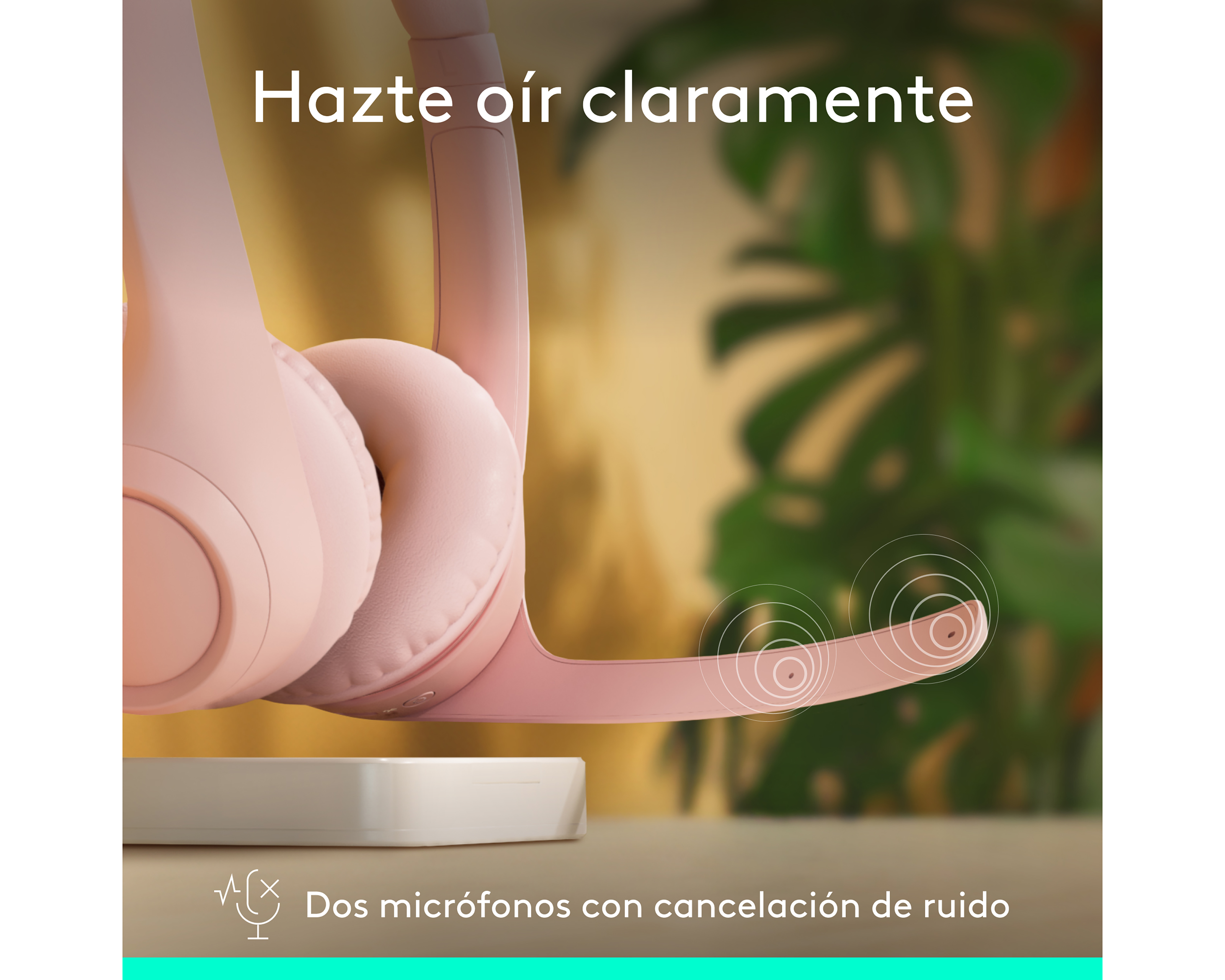 Foto 3 pulgar | Foto 2 | Audífonos de Diadema Inalámbricos Logitech Zone 300 981-001411 con Cancelación de Ruido