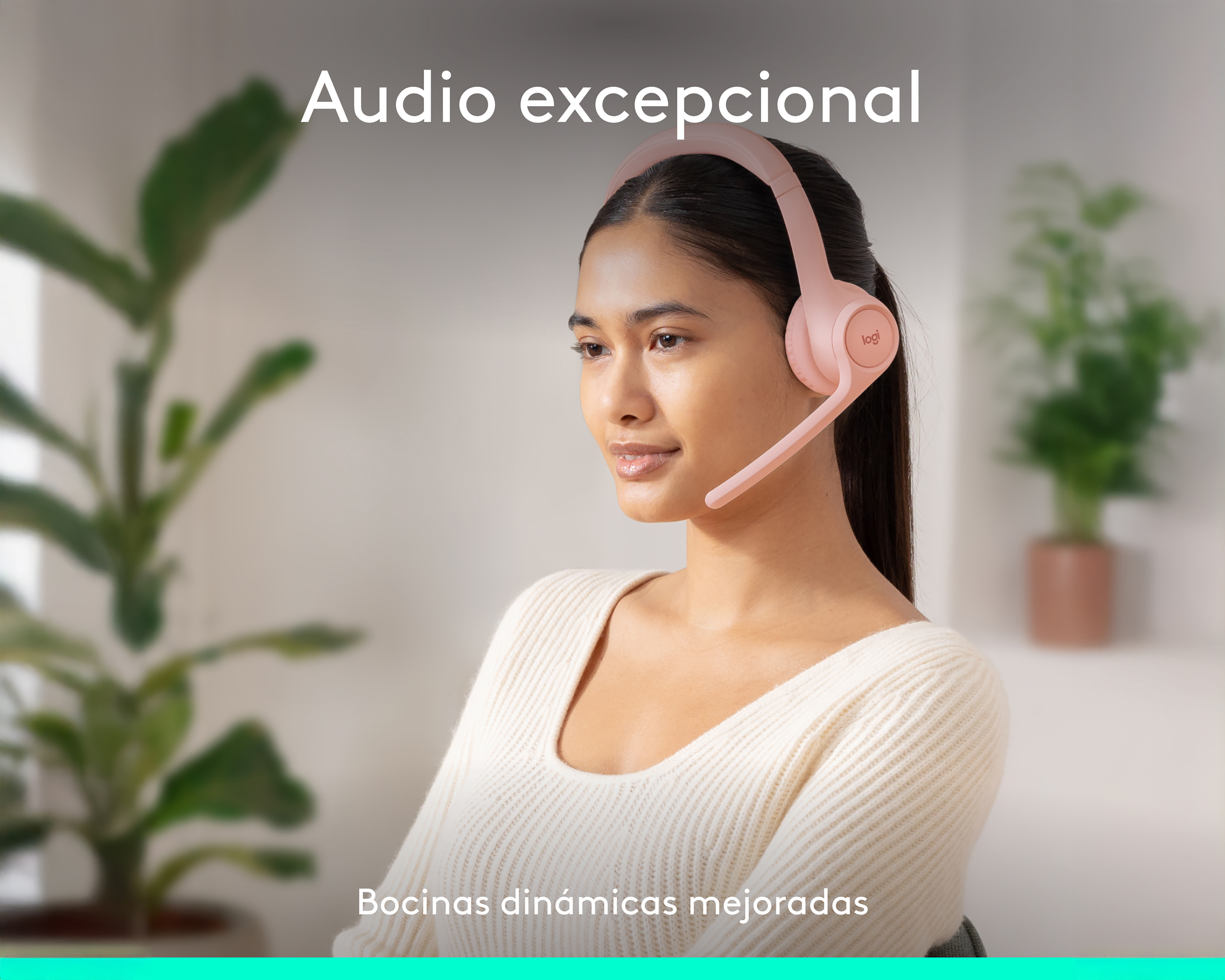 Foto 4 pulgar | Foto 3 | Audífonos de Diadema Inalámbricos Logitech Zone 300 981-001411 con Cancelación de Ruido