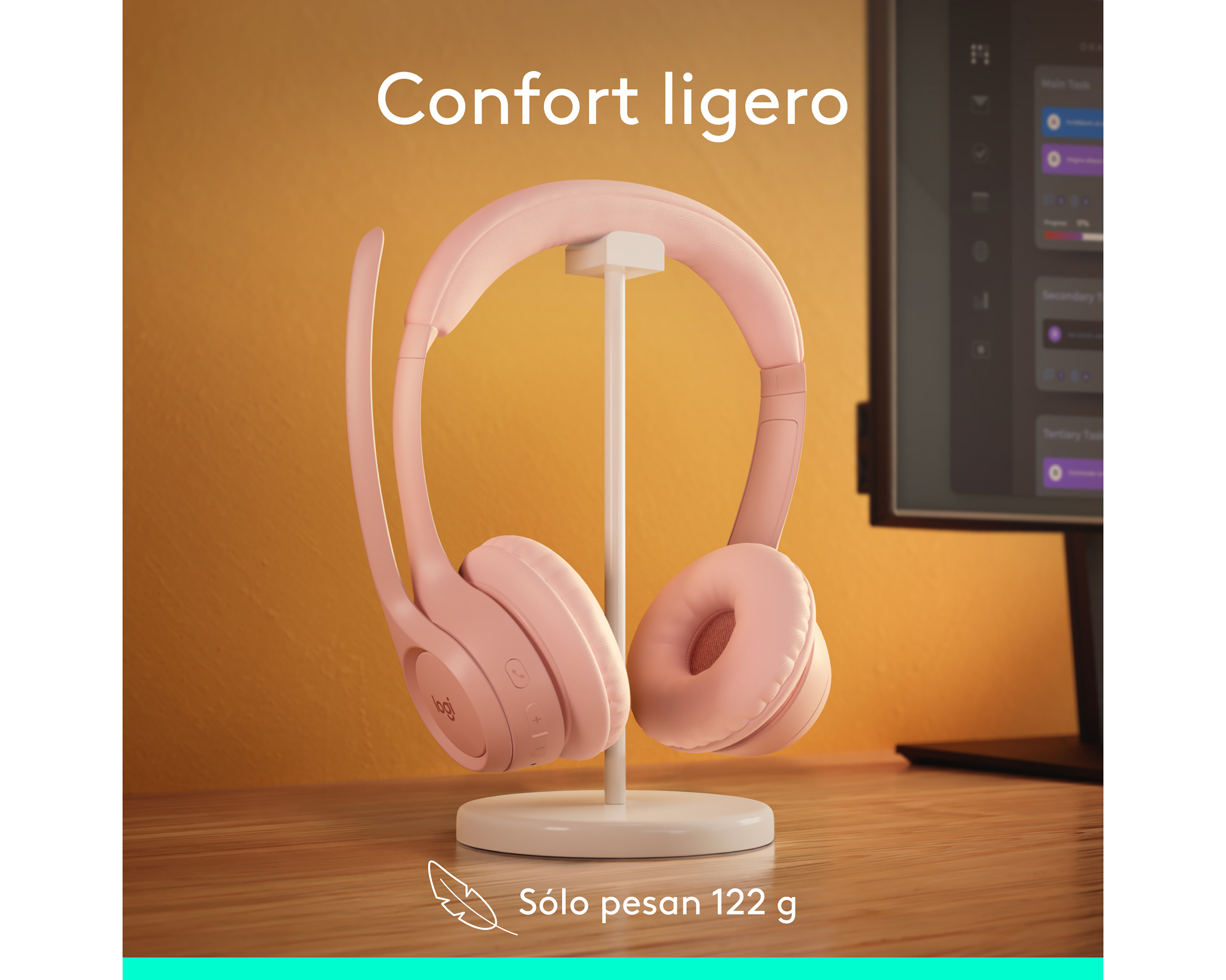 Foto 7 | Foto 7 | Audífonos de Diadema Inalámbricos Logitech Zone 300 981-001411 con Cancelación de Ruido