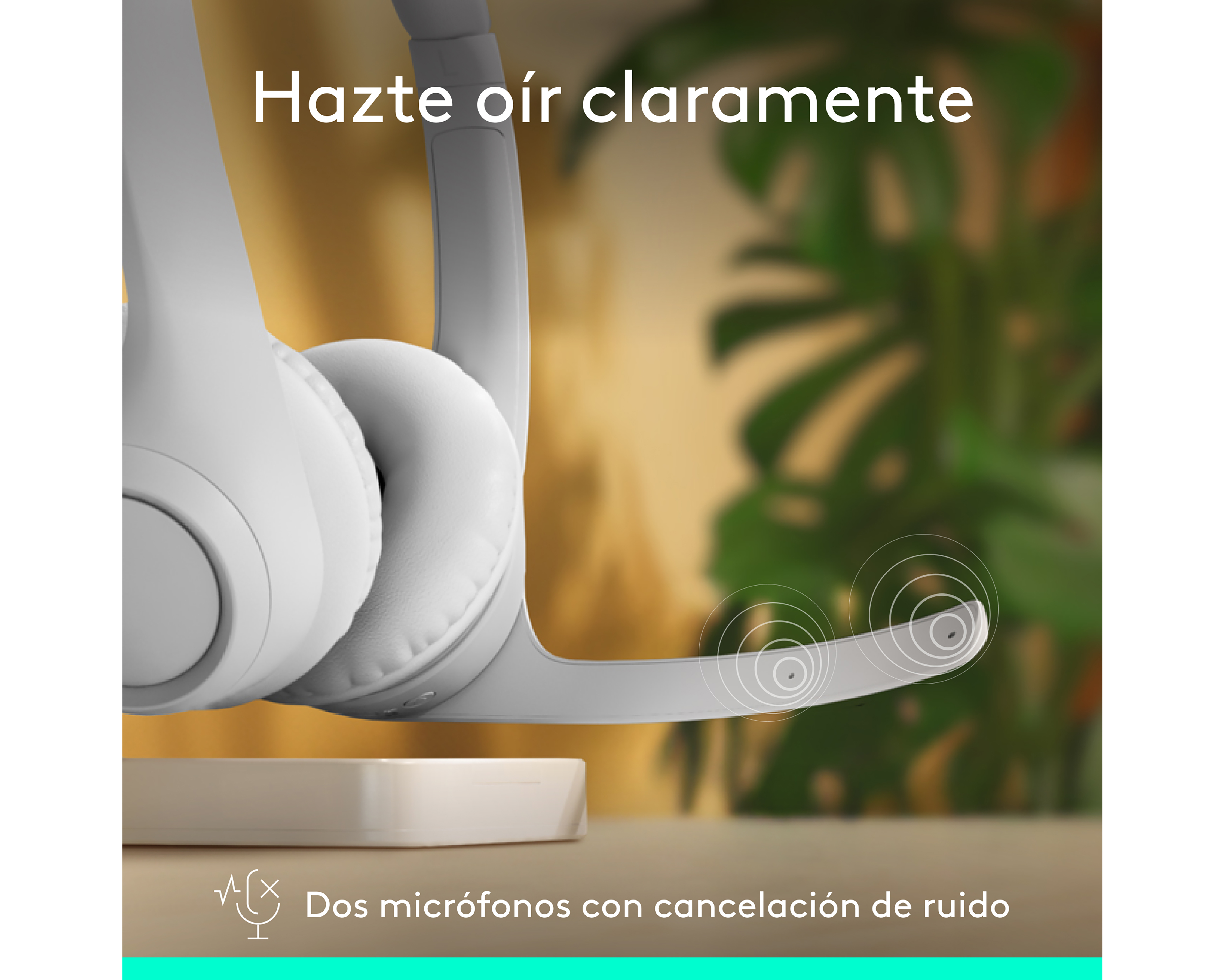 Foto 3 pulgar | Foto 2 | Audífonos Inalámbricos de Diadema Logitech Zone 300 981-001416 con Cancelación de Ruido