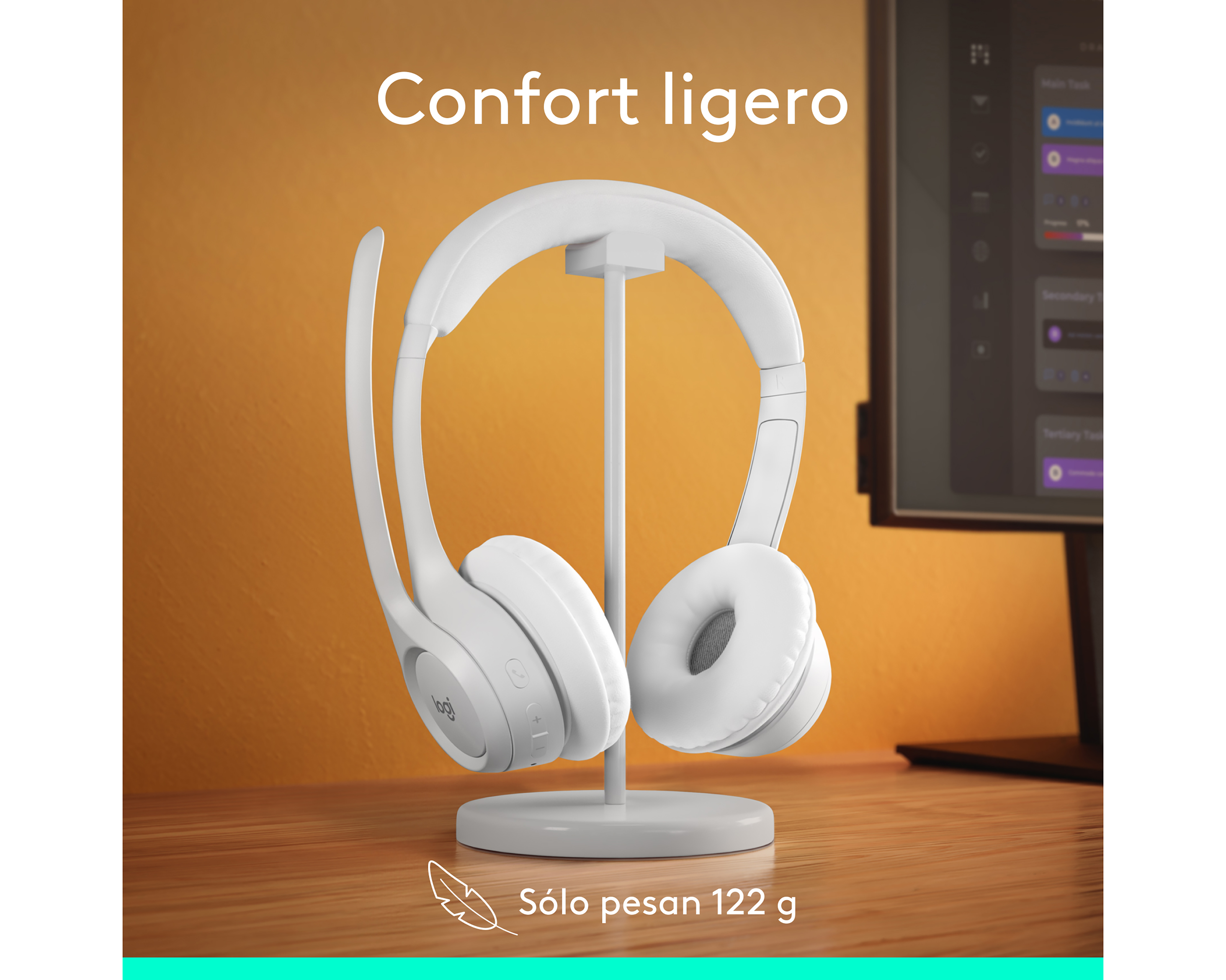 Foto 7 | Foto 7 | Audífonos Inalámbricos de Diadema Logitech Zone 300 981-001416 con Cancelación de Ruido