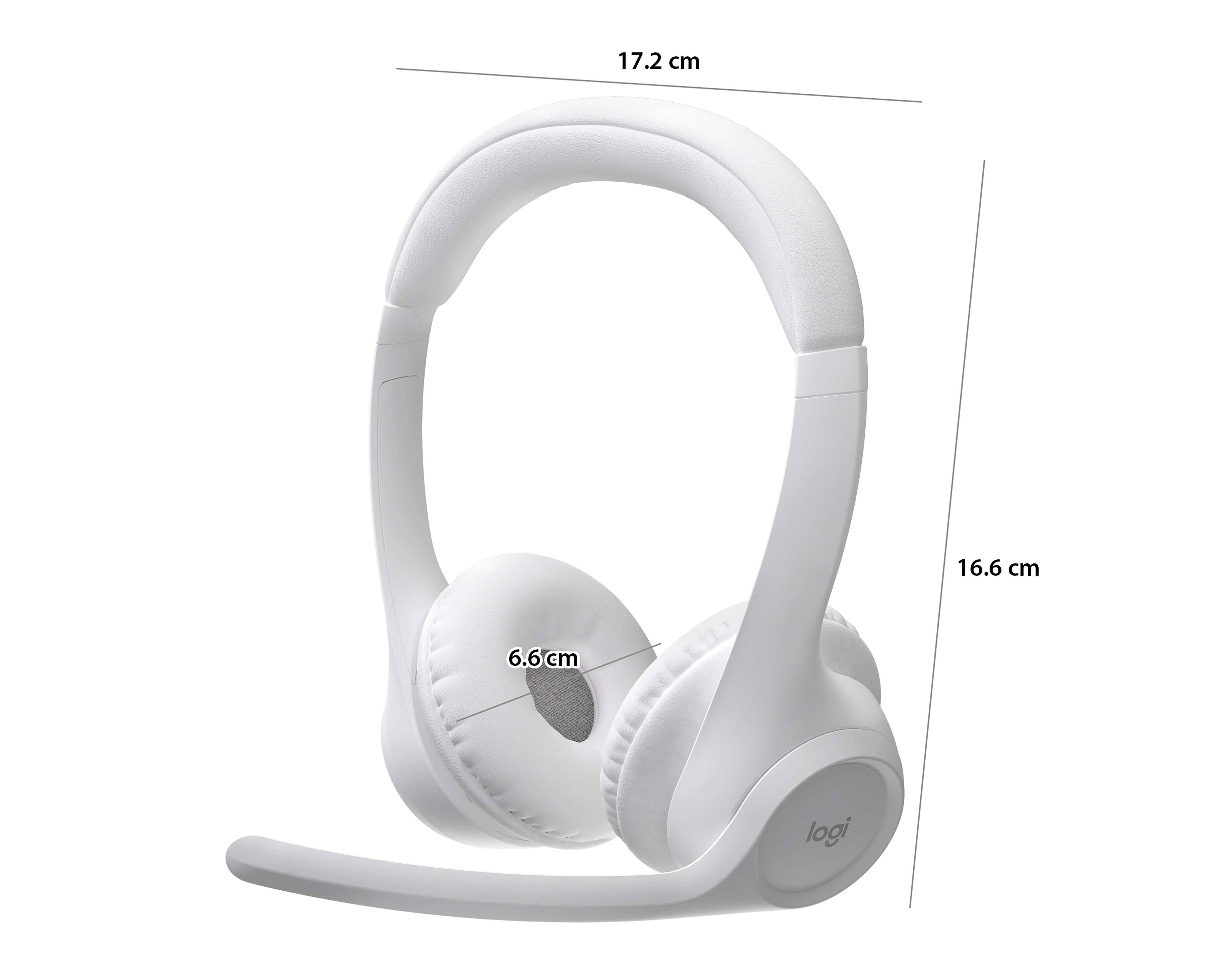 Foto 9 | Foto 9 | Audífonos Inalámbricos de Diadema Logitech Zone 300 981-001416 con Cancelación de Ruido