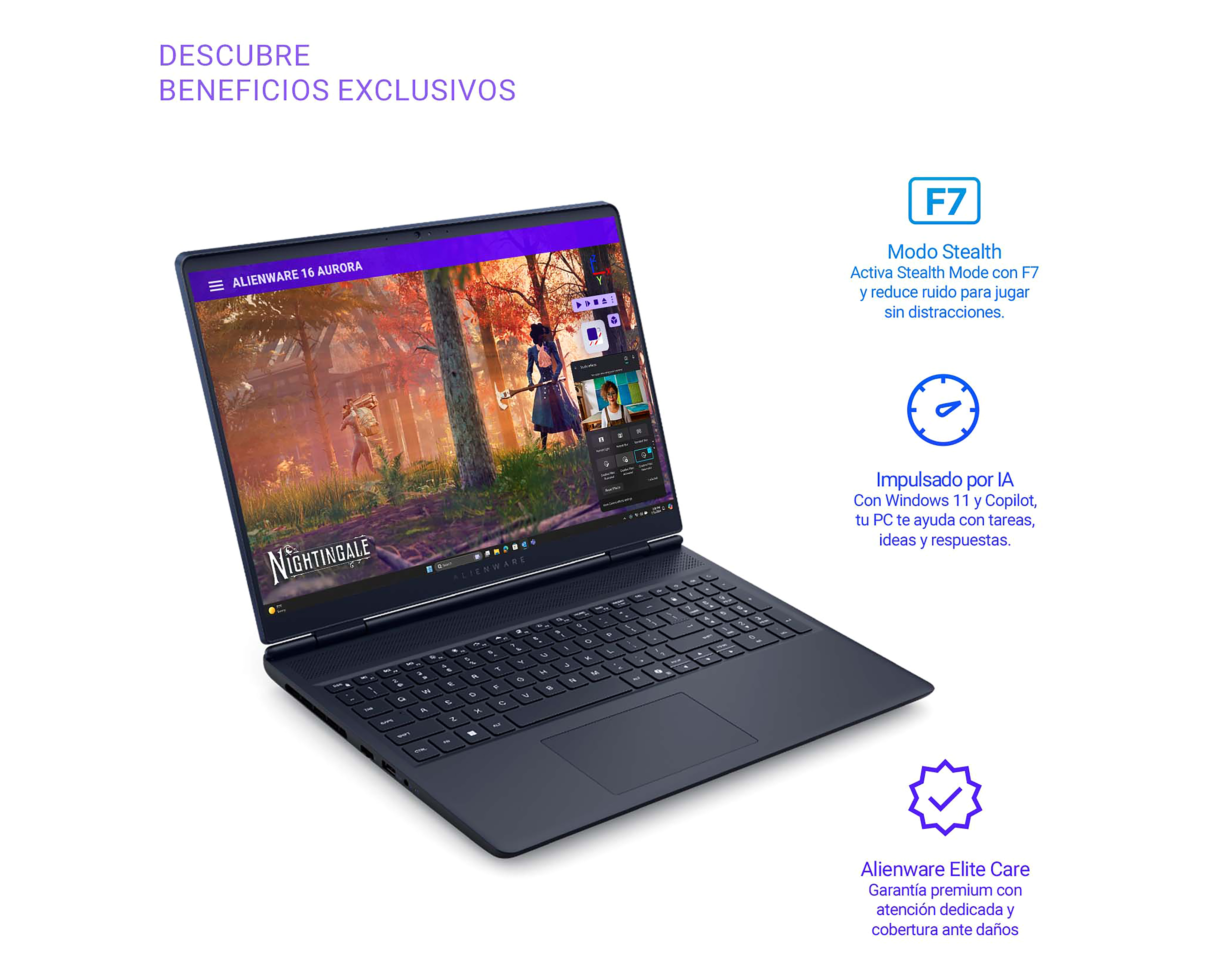Foto 3 pulgar | Foto 2 | Laptop Gamer Alienware 16 Pulgadas GeForce RTX 5050 16 GB RAM 1 TB Negro