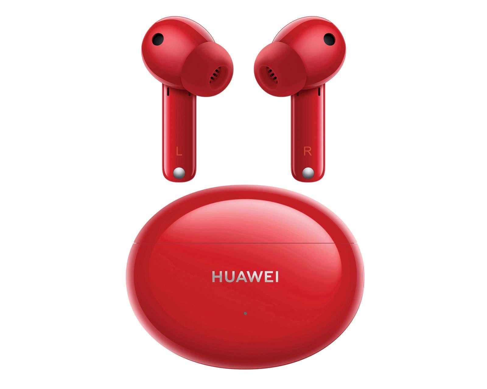 Audífonos True Wireless Huawei Cancelación de Ruido Freebuds 4I Rojos