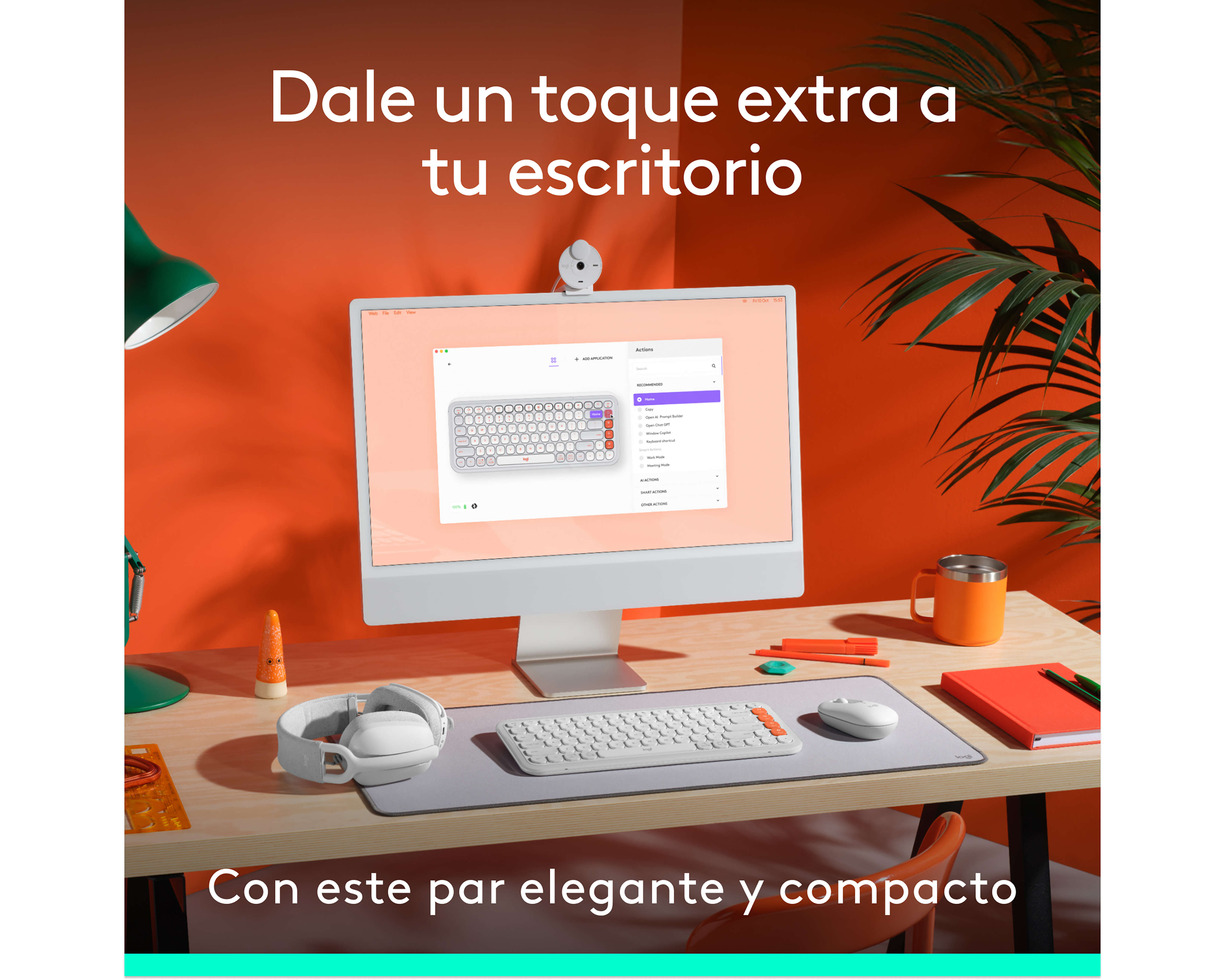 Foto 2 | Foto 2 | Combo de Teclado y Mouse Inalámbrico Logitech Pop Icon