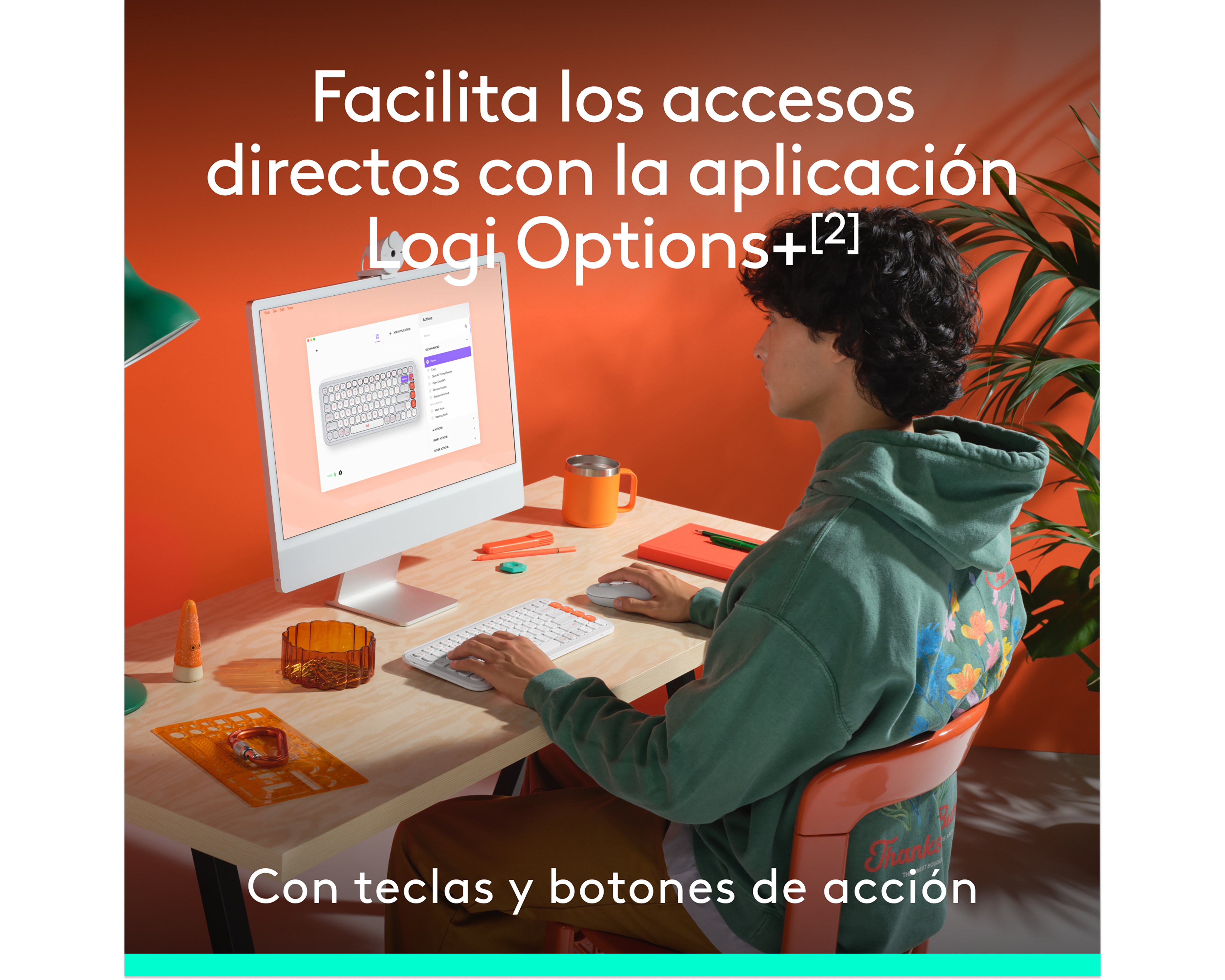 Foto 4 | Foto 4 | Combo de Teclado y Mouse Inalámbrico Logitech Pop Icon