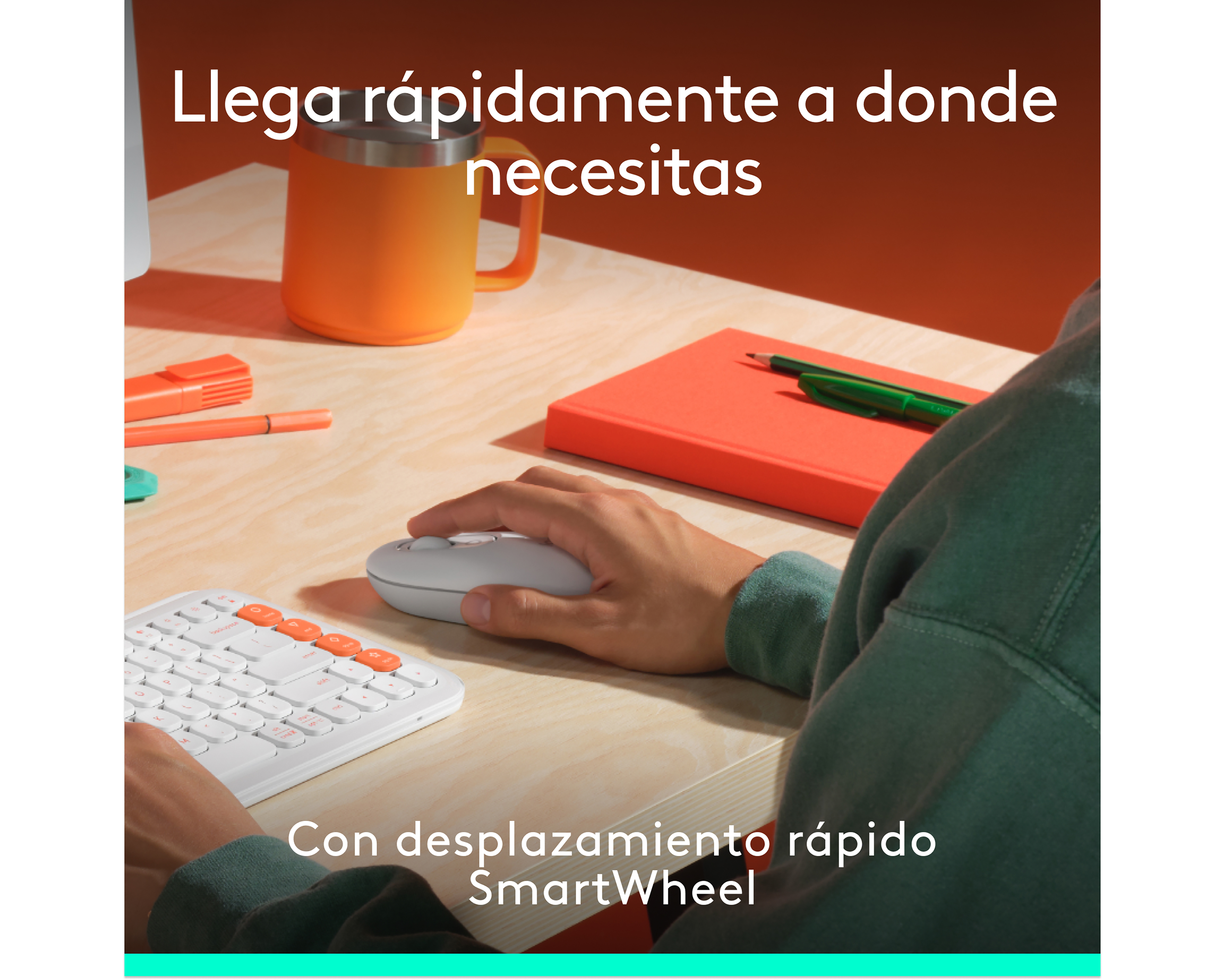 Foto 5 | Foto 5 | Combo de Teclado y Mouse Inalámbrico Logitech Pop Icon