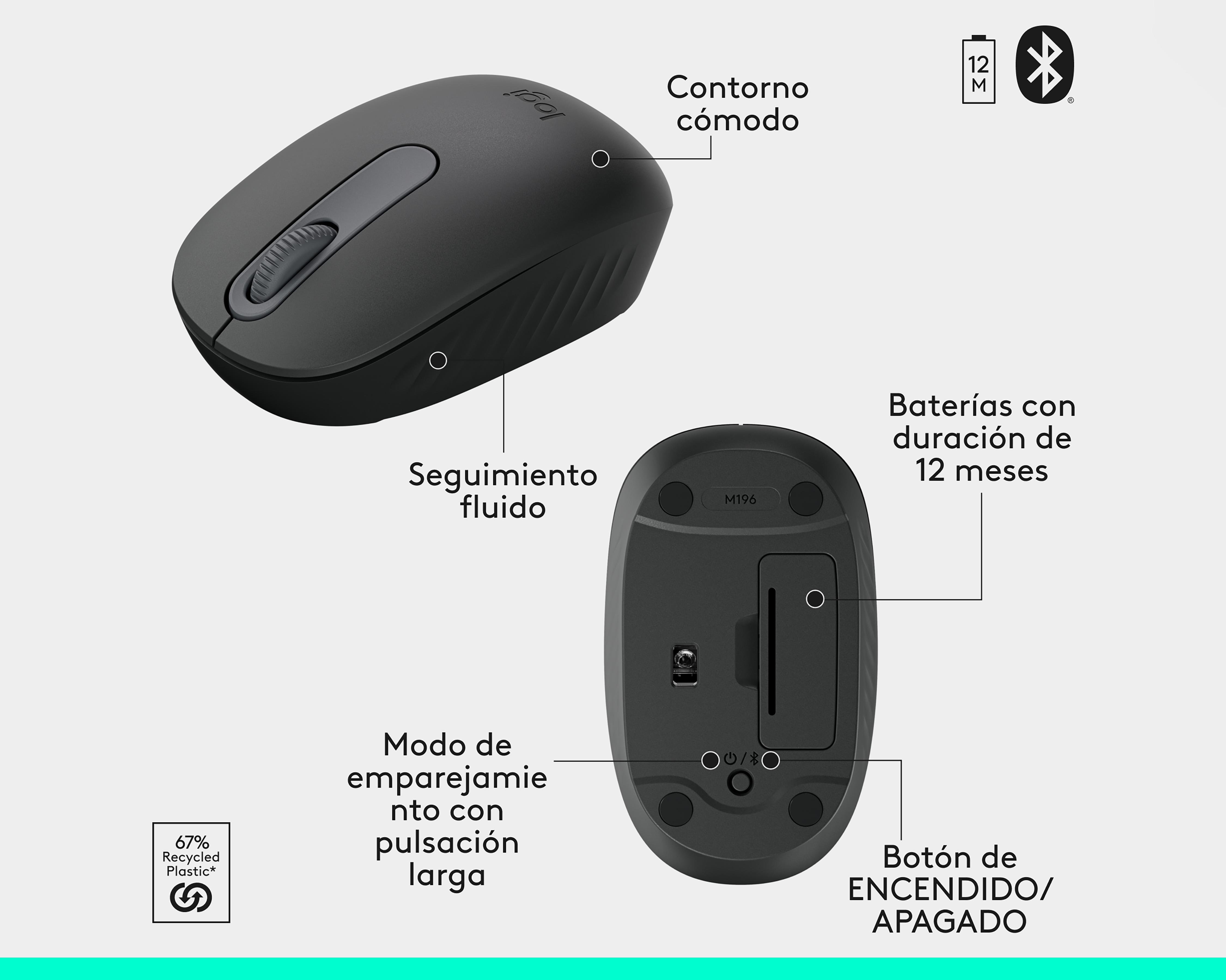 Foto 6 | Foto 6 | Combo de Teclado y Mouse Inalámbricos Logitech MK250