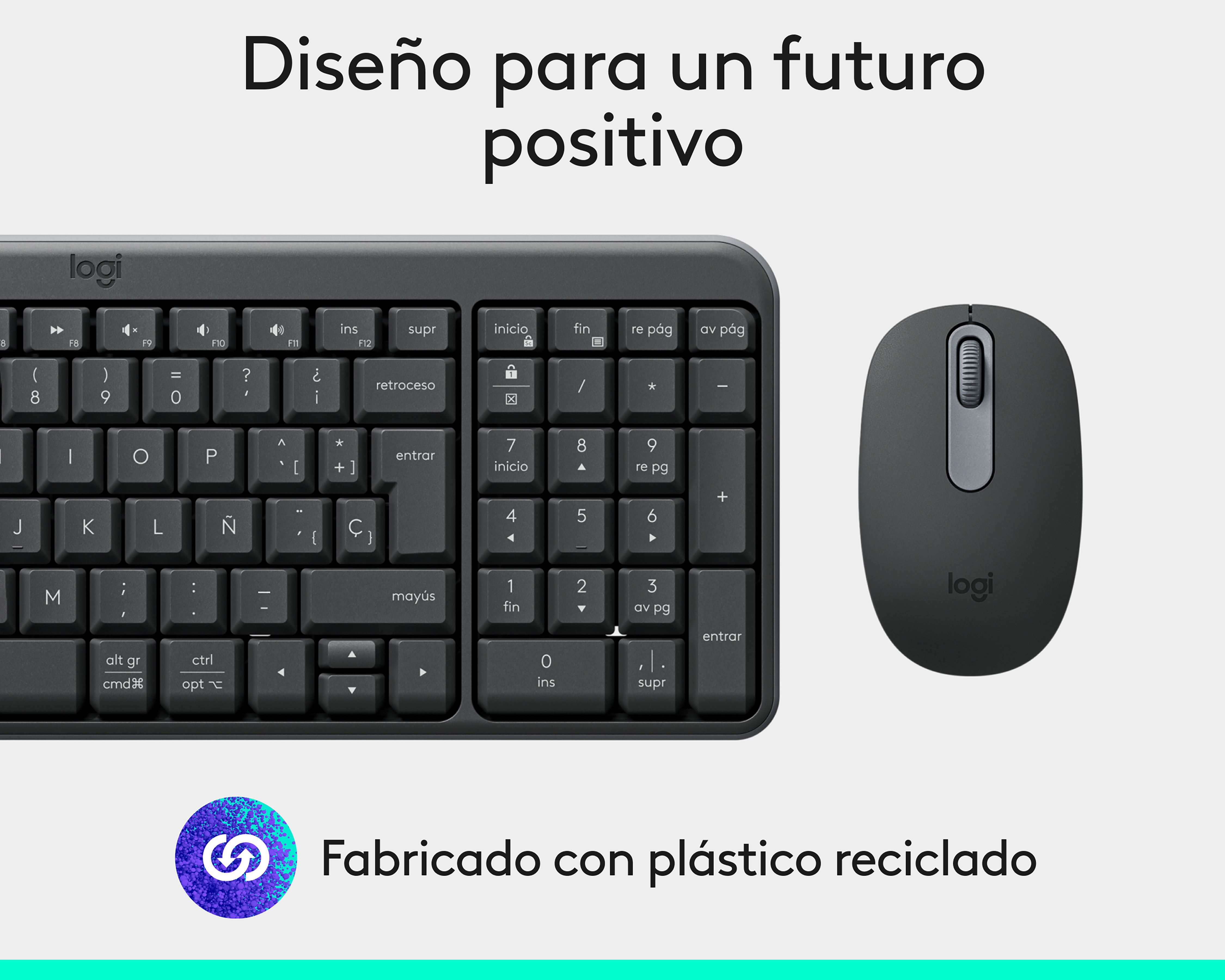 Foto 8 | Foto 8 | Combo de Teclado y Mouse Inalámbricos Logitech MK250