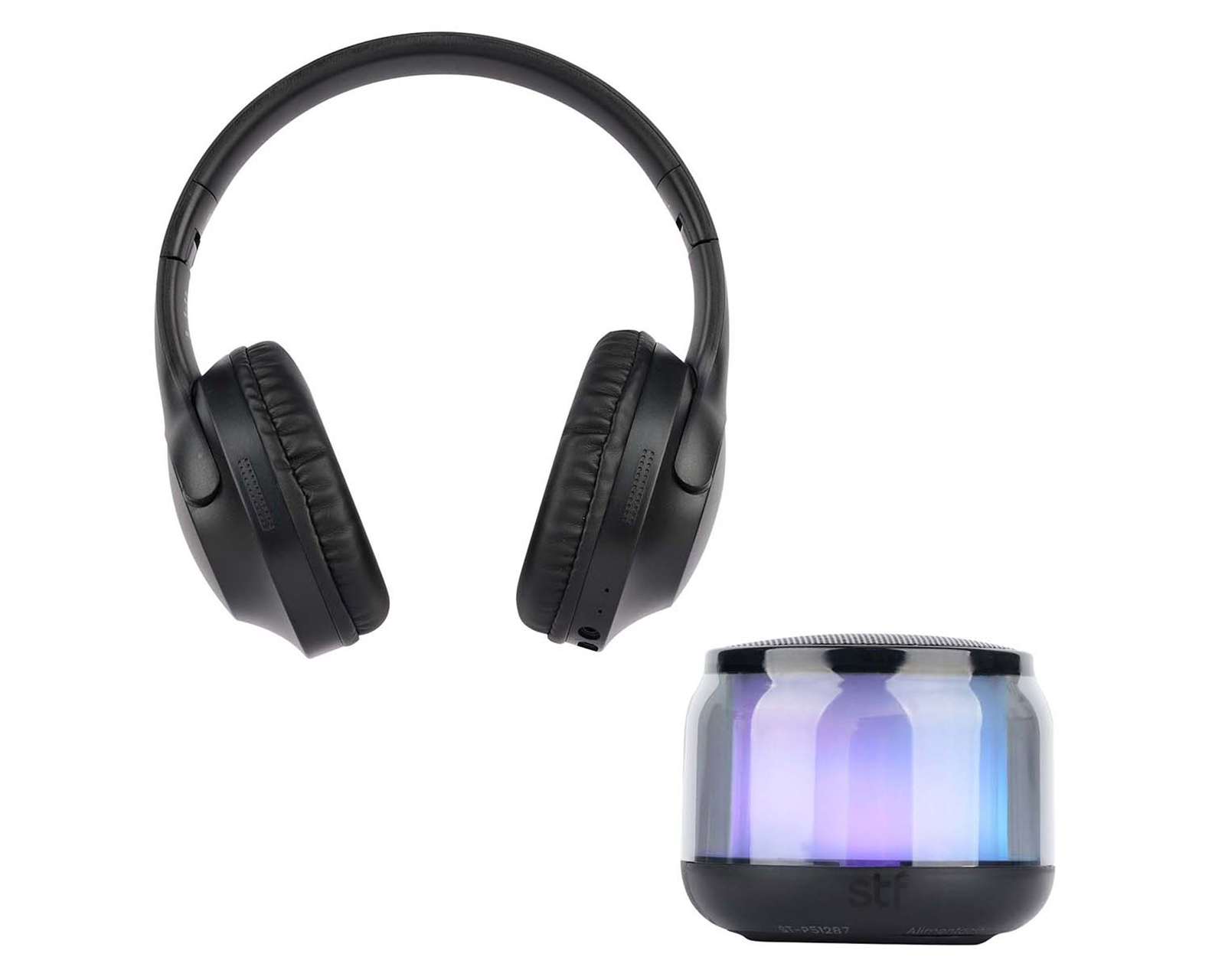 Audífonos Inalámbricos STF ST-P51287 con Micrófono + Bocina Bluetooth