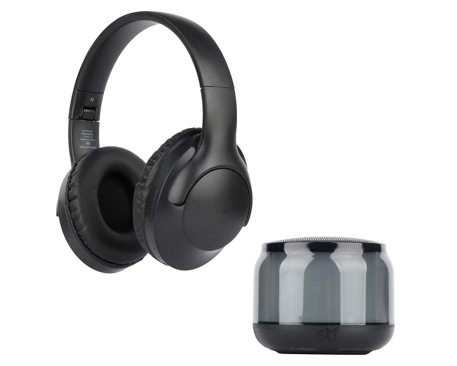 Foto 2 | Foto 2 | Audífonos Inalámbricos STF ST-P51287 con Micrófono + Bocina Bluetooth