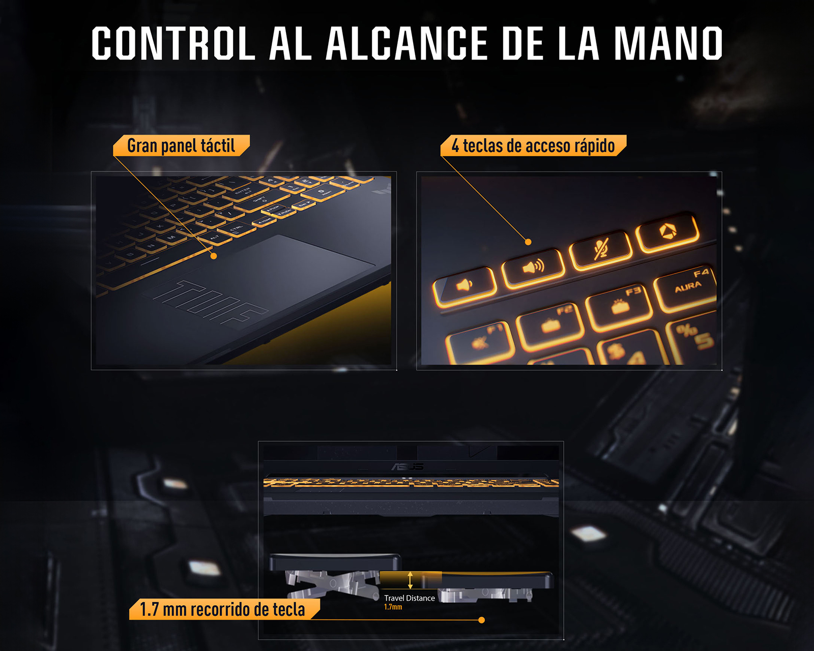 Foto 8 pulgar | Foto 7 | Laptop Gamer Asus TUF Gaming 16 Pulgadas GeForce RTX 8 GB RAM 512 GB SSD Gris