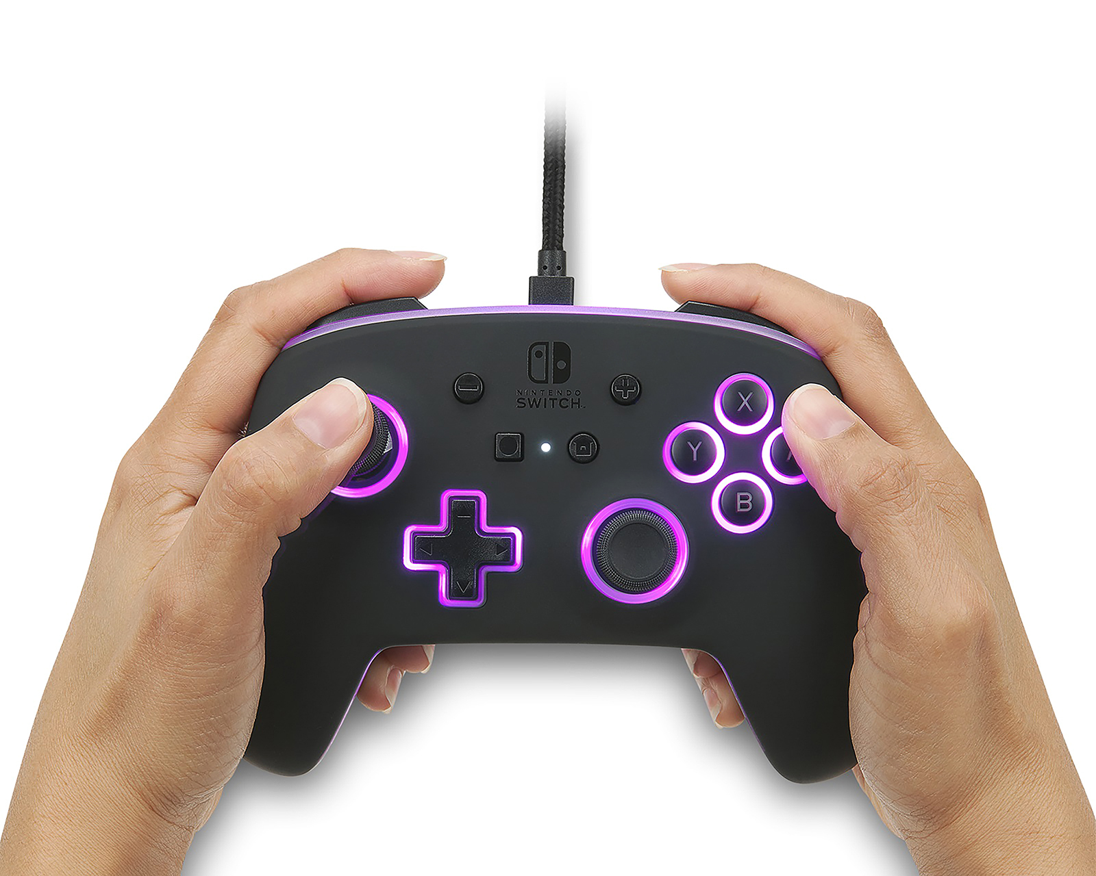 Foto 3 | Foto 3 | Control Alámbrico para Nintendo Switch Power A Enhanced Spectra Negro