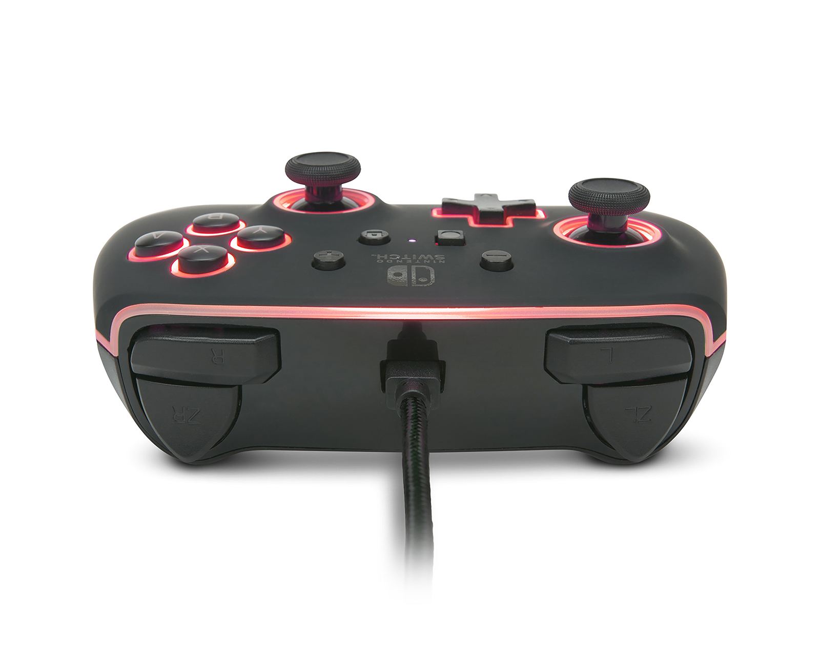 Foto 5 pulgar | Foto 4 | Control Alámbrico para Nintendo Switch Power A Enhanced Spectra Negro