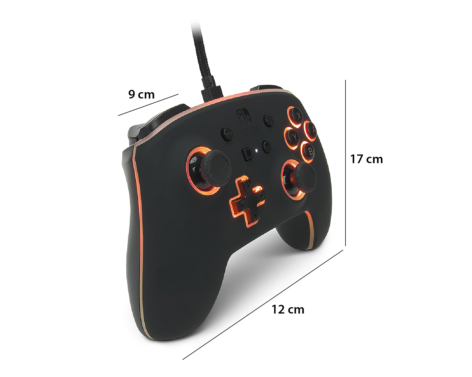 Foto 8 pulgar | Foto 7 | Control Alámbrico para Nintendo Switch Power A Enhanced Spectra Negro