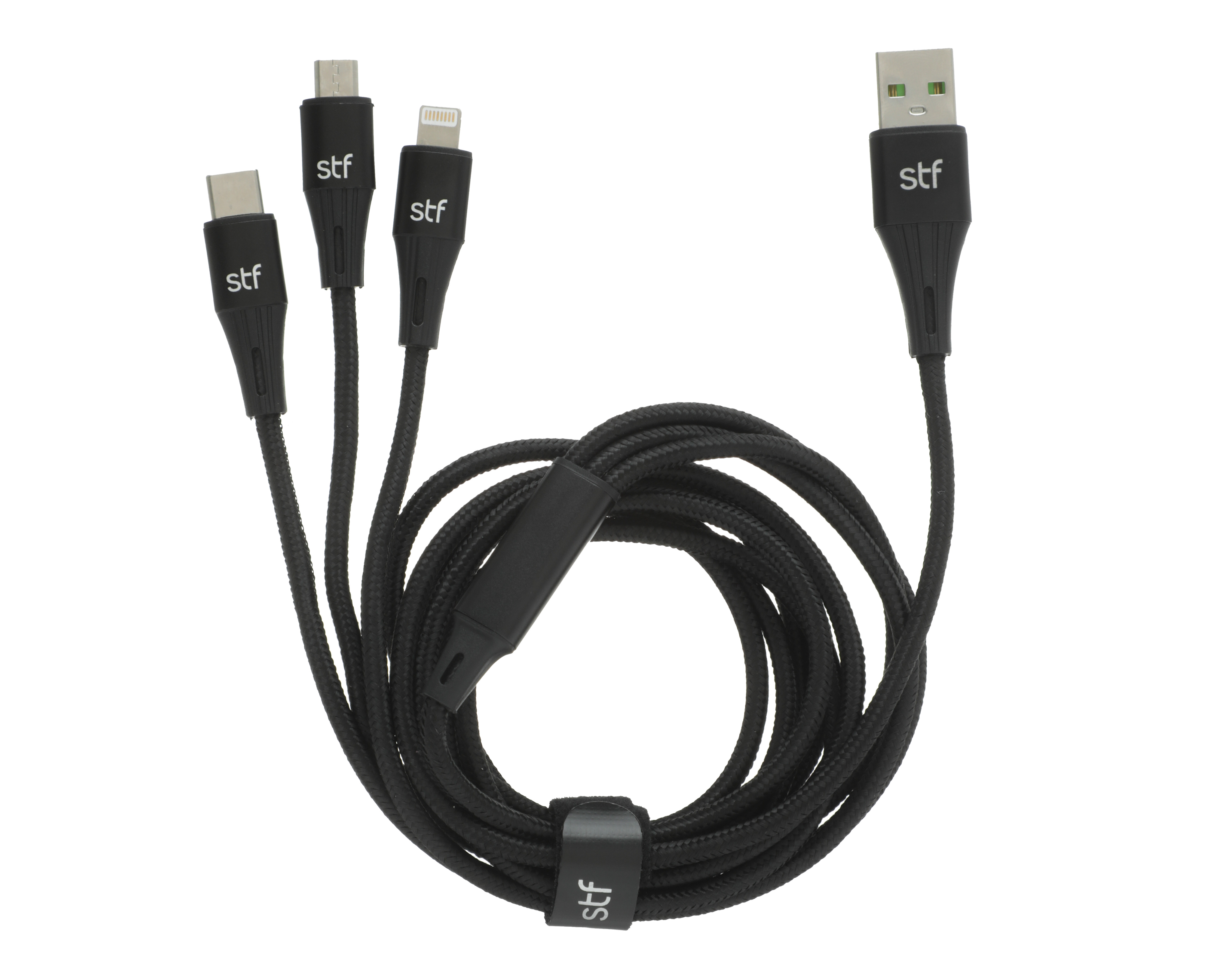 Foto 3 pulgar | Foto 2 | Cable USB 3 en 1 de 1.8 Metros STF