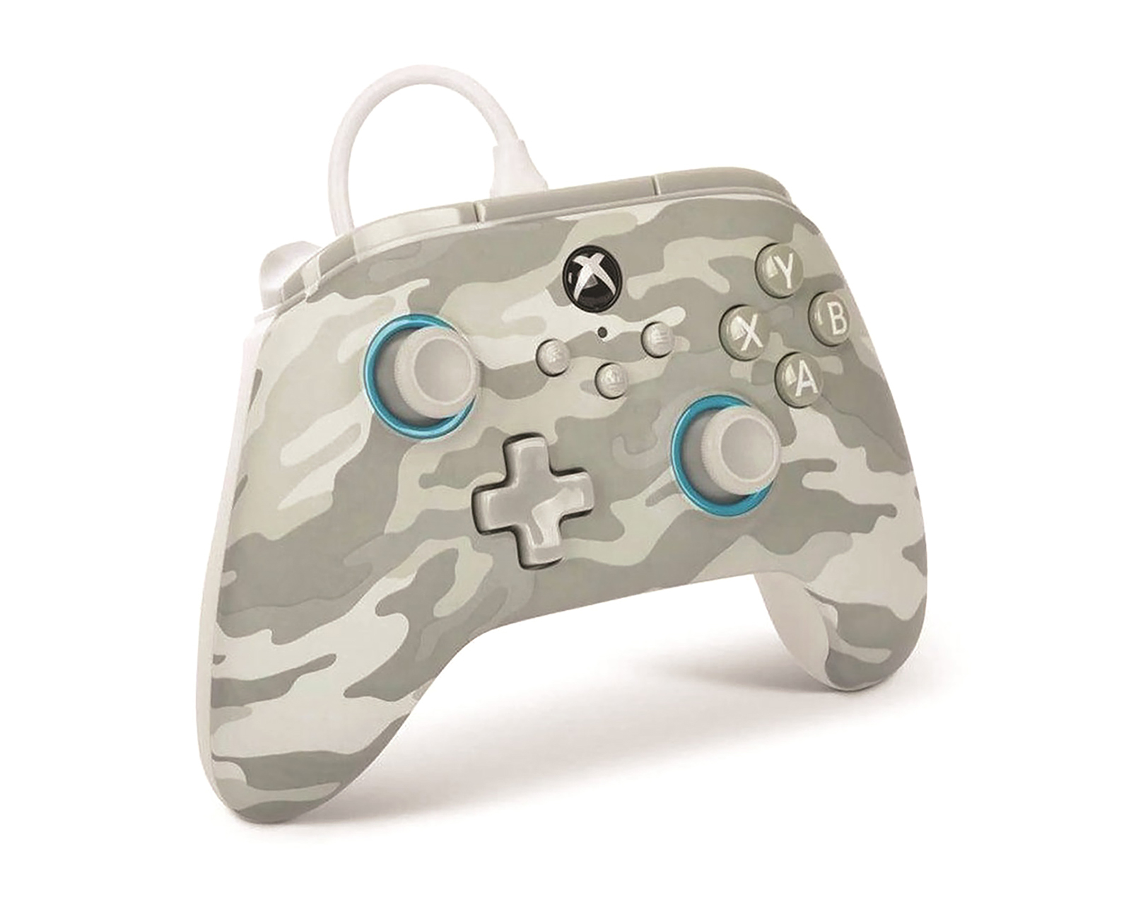 Foto 3 pulgar | Foto 2 | Control Alámbrico para Xbox Series S-X y PC Power A Artic Camo Gris