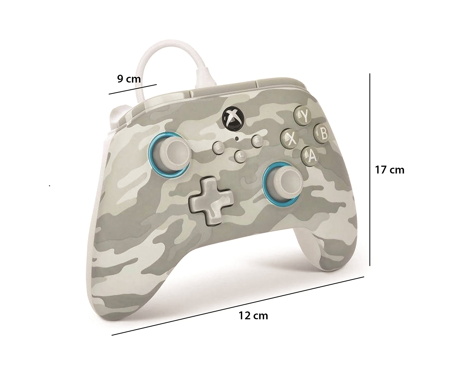 Foto 7 | Foto 7 | Control Alámbrico para Xbox Series S-X y PC Power A Artic Camo Gris