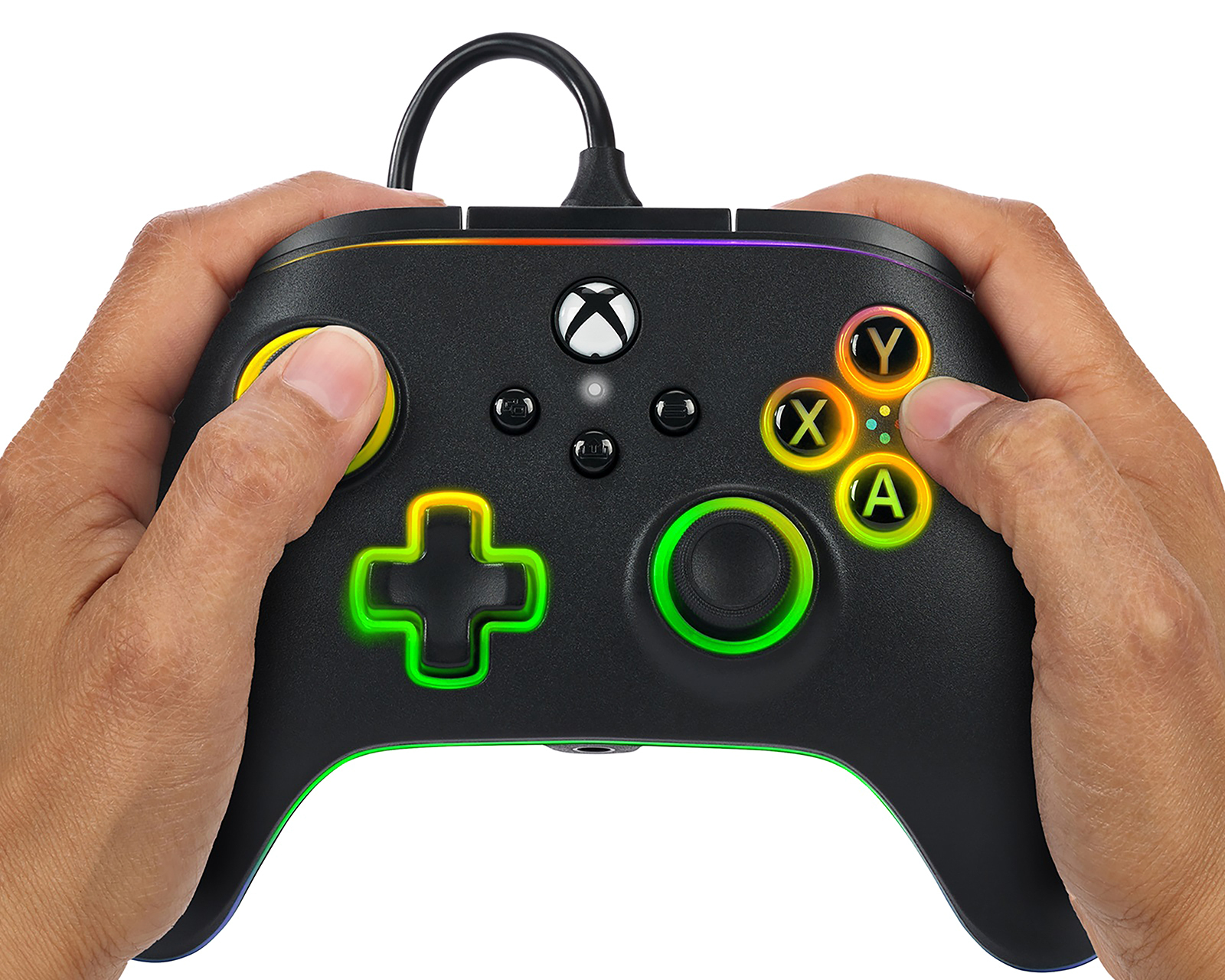 Foto 4 | Foto 4 | Control Alámbrico para Xbox Series S-X y PC Power A ADV Lumectra WR Negro