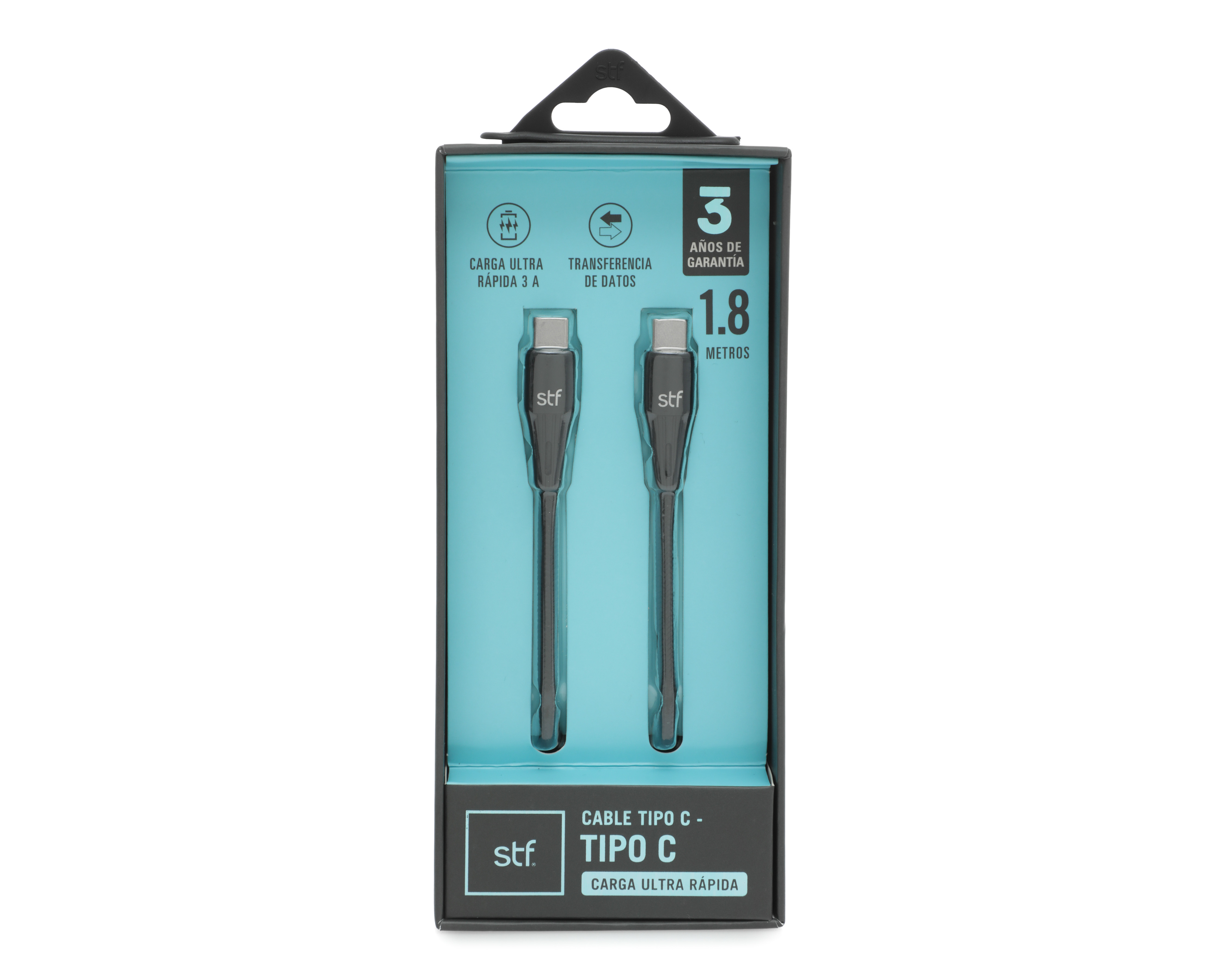 Foto 3 | Foto 3 | Cable Tipo USB-C de 1.8 Metros STF
