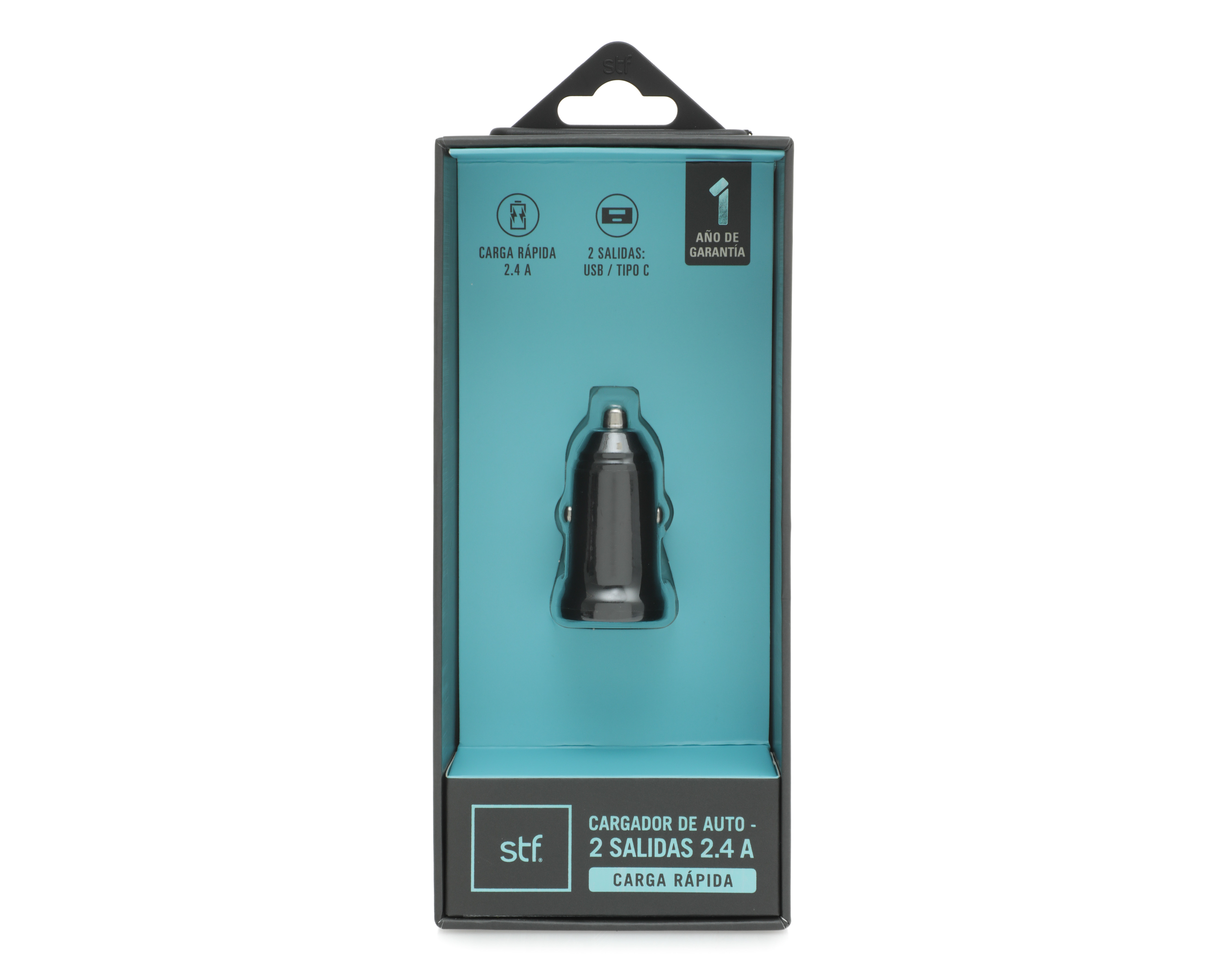 Foto 5 pulgar | Foto 4 | Adaptador para Auto STF Doble Salida USB-C y USB Carga Rápida 18W