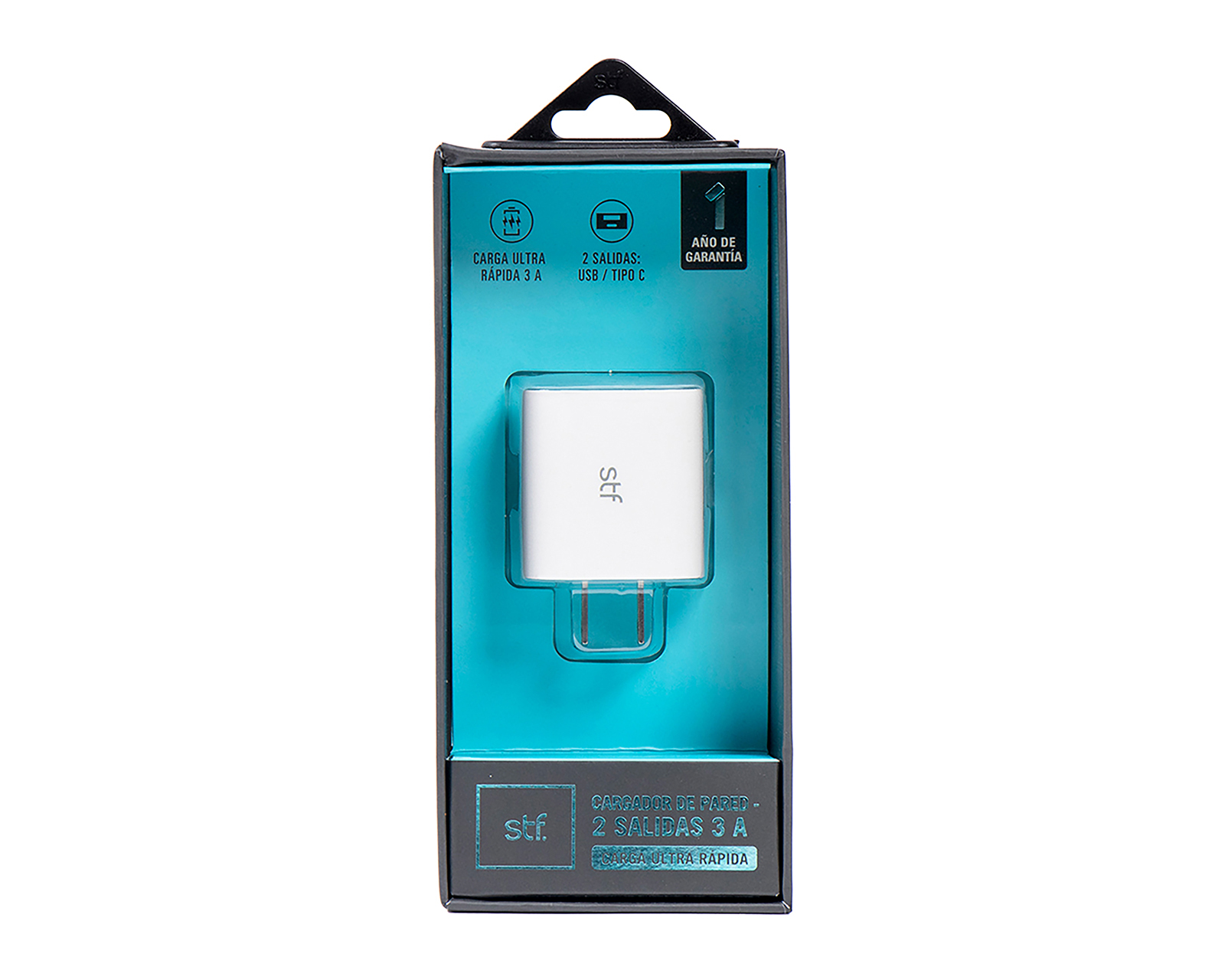 Foto 5 pulgar | Foto 4 | Adaptador de Corriente STF con Entrada USB y USB-C 20W