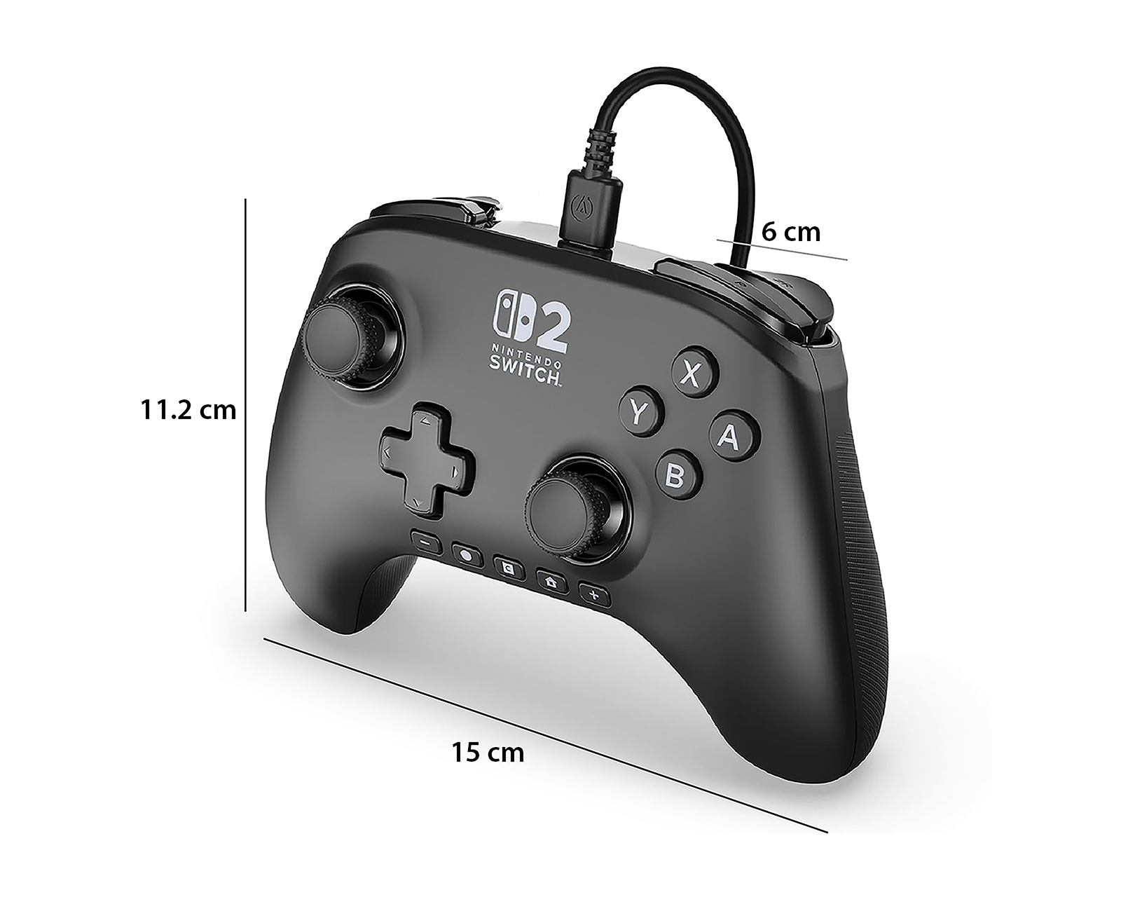 Foto 6 | Foto 6 | Control Alámbrico para Nintendo Switch 2 Power A Advantage Negro