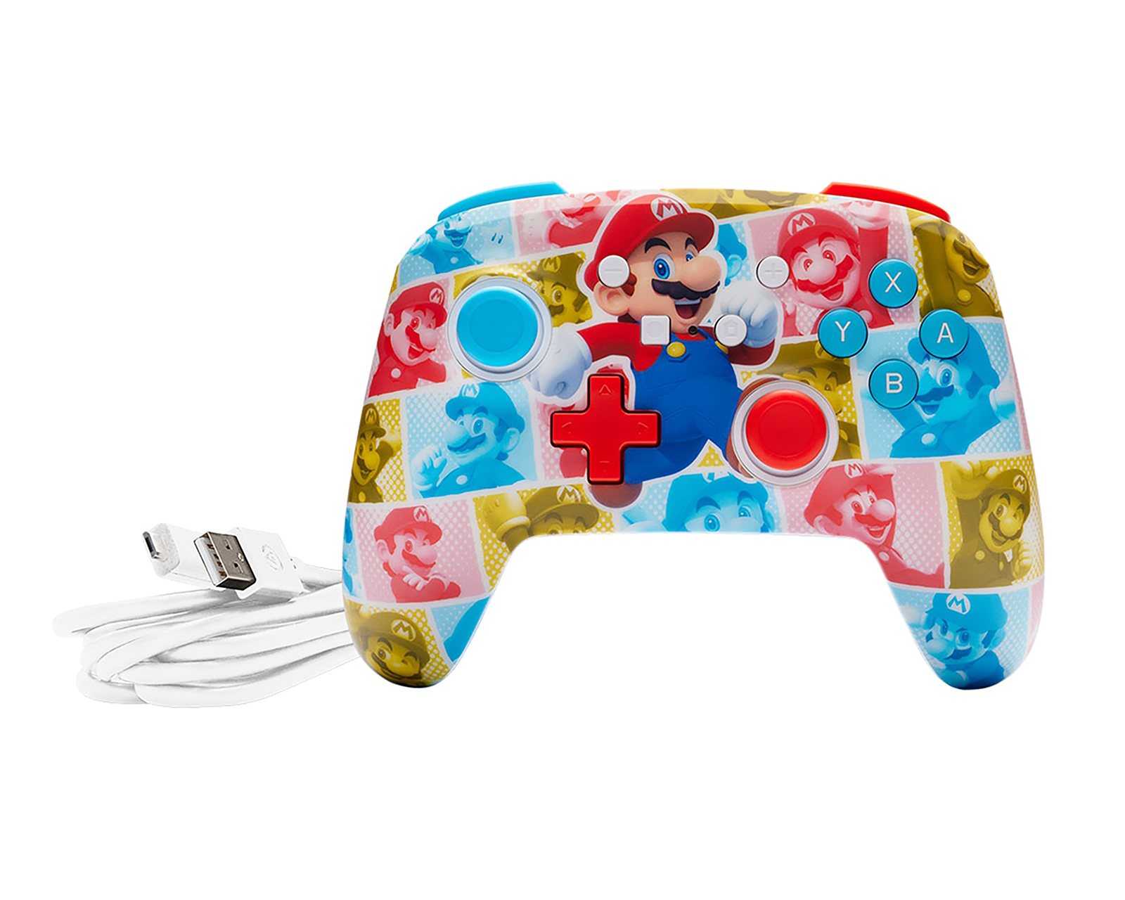 Foto 6 pulgar | Foto 5 | Control Alámbrico para Nintendo Switch Power A Mario Hero Multicolor