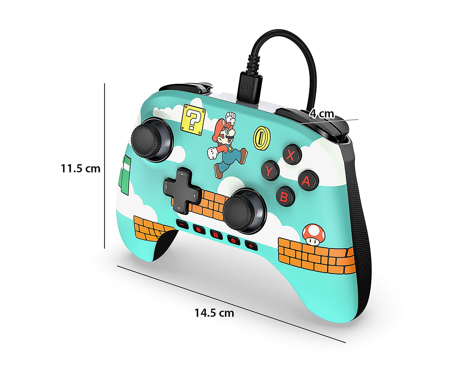 Foto 5 | Foto 5 | Control Alámbrico para Nintendo Switch 2 Power A Mario Time Azul